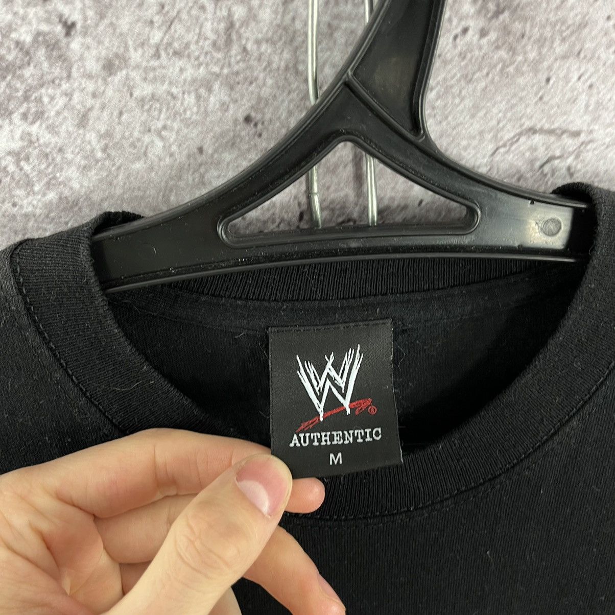Other WWE World Tour 2011 T-Shirt Double Big Logo Black Size M Size US M / EU 48-50 / 2 - 9 Thumbnail