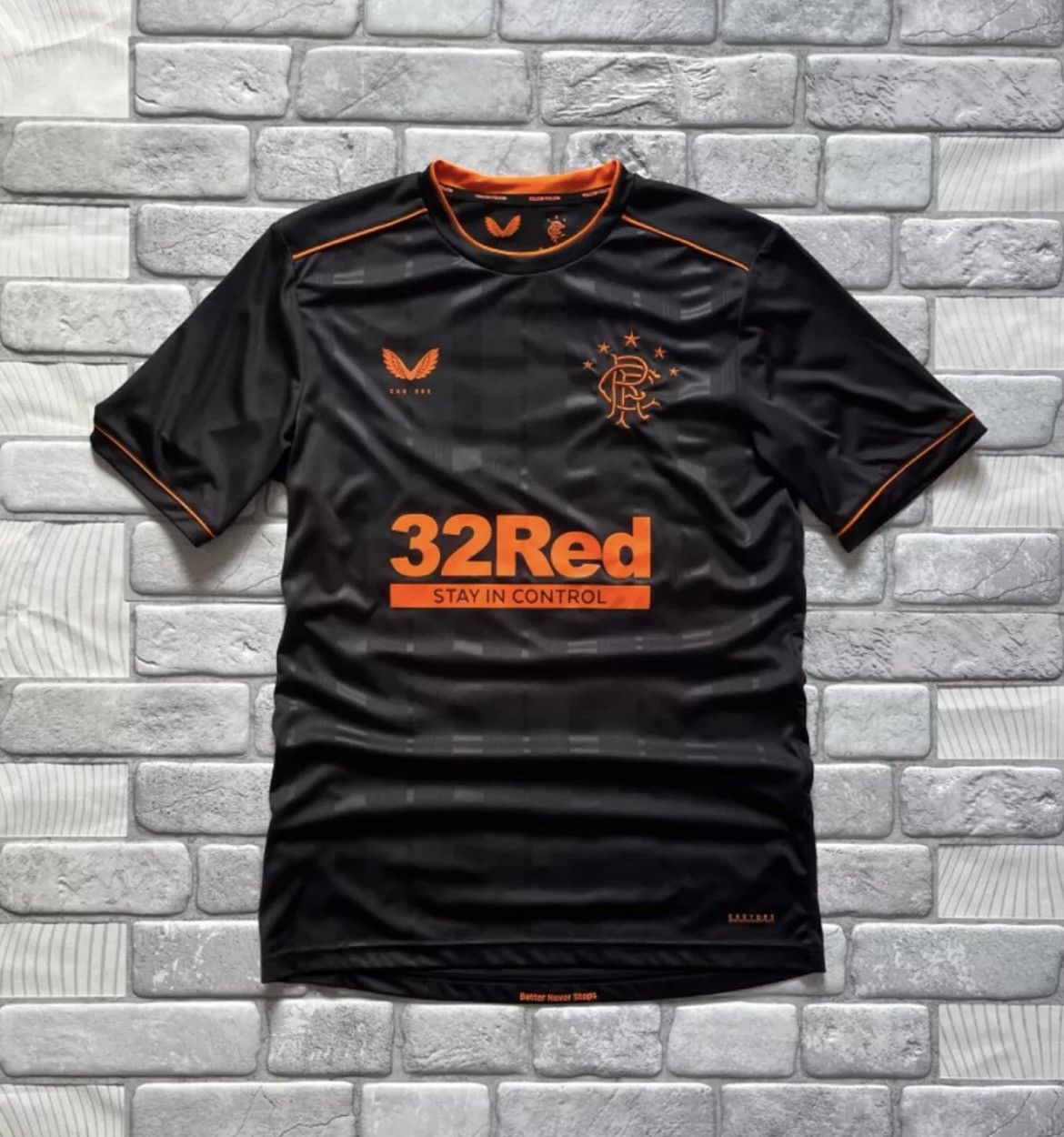 Castore GLASGOW RANGERS 2020 2021 THIRD FOOTBALL SHIRT JERSEY Size US M / EU 48-50 / 2 - 1 Thumbnail