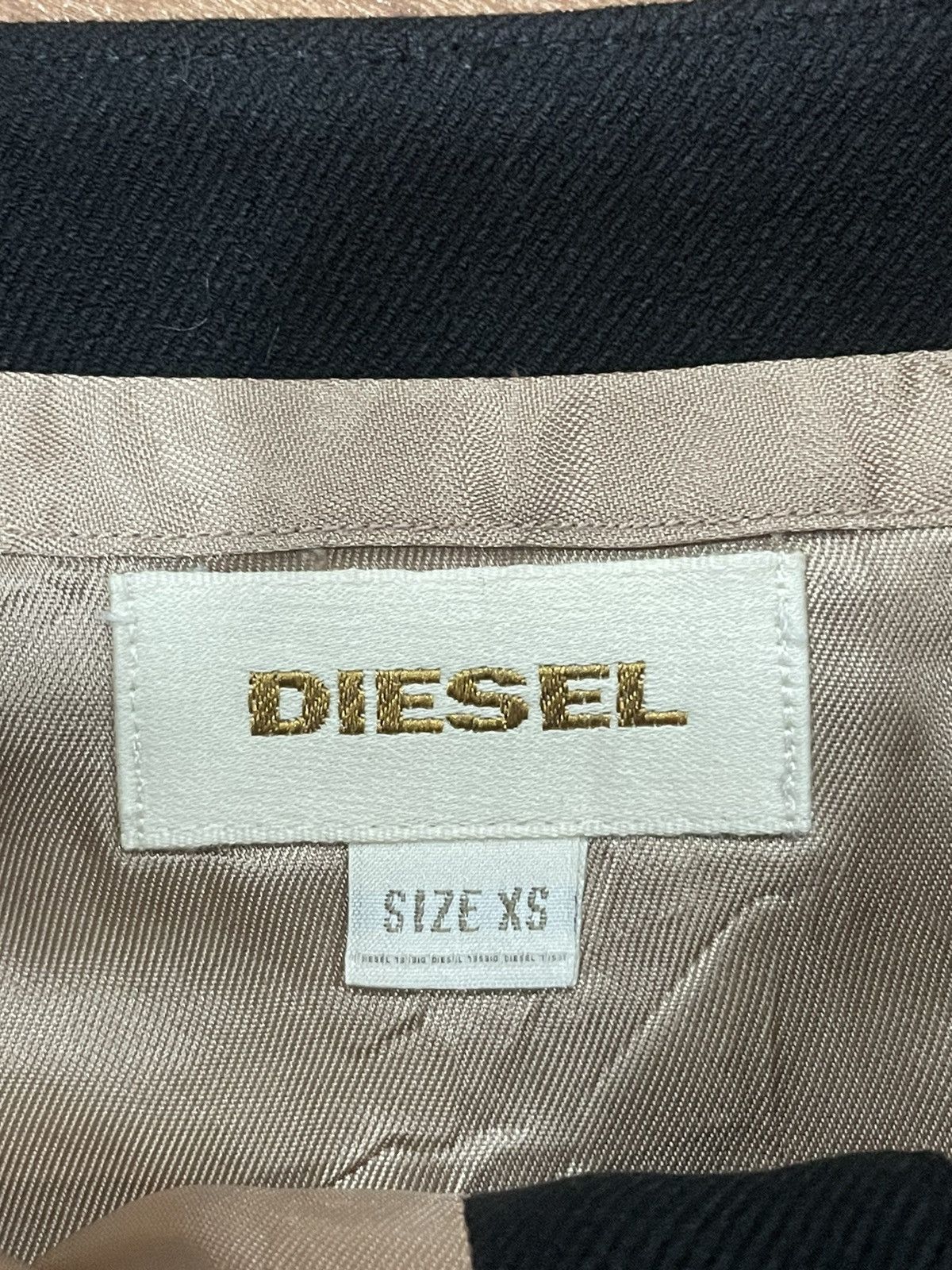 Designer × Diesel × Vintage Diesel Black Top Size XS / US 0-2 / IT 36-38 - 4 Thumbnail