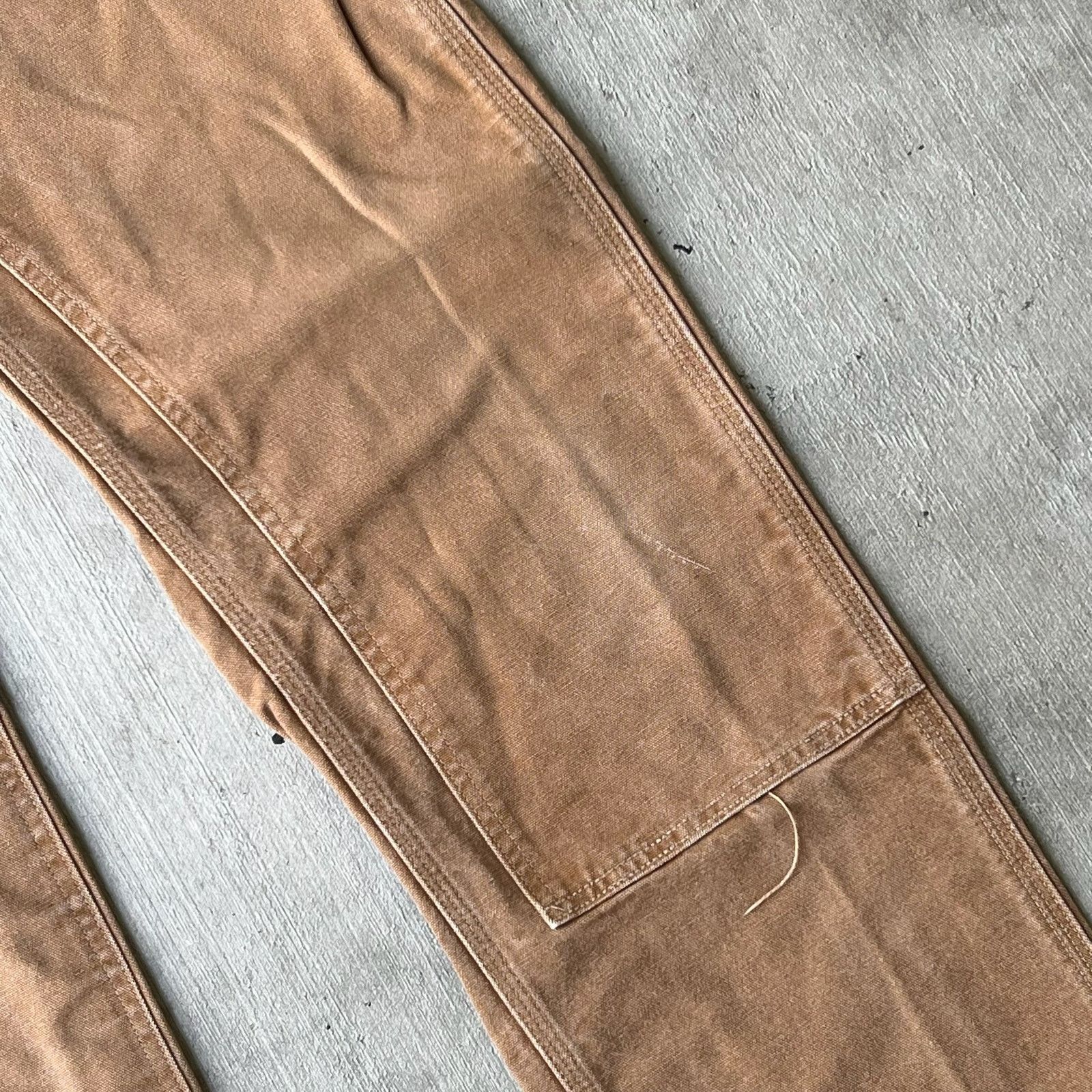 Carhartt × Vintage Carhartt brown double knee work wear carpenter pants Size US 31 - 9 Thumbnail