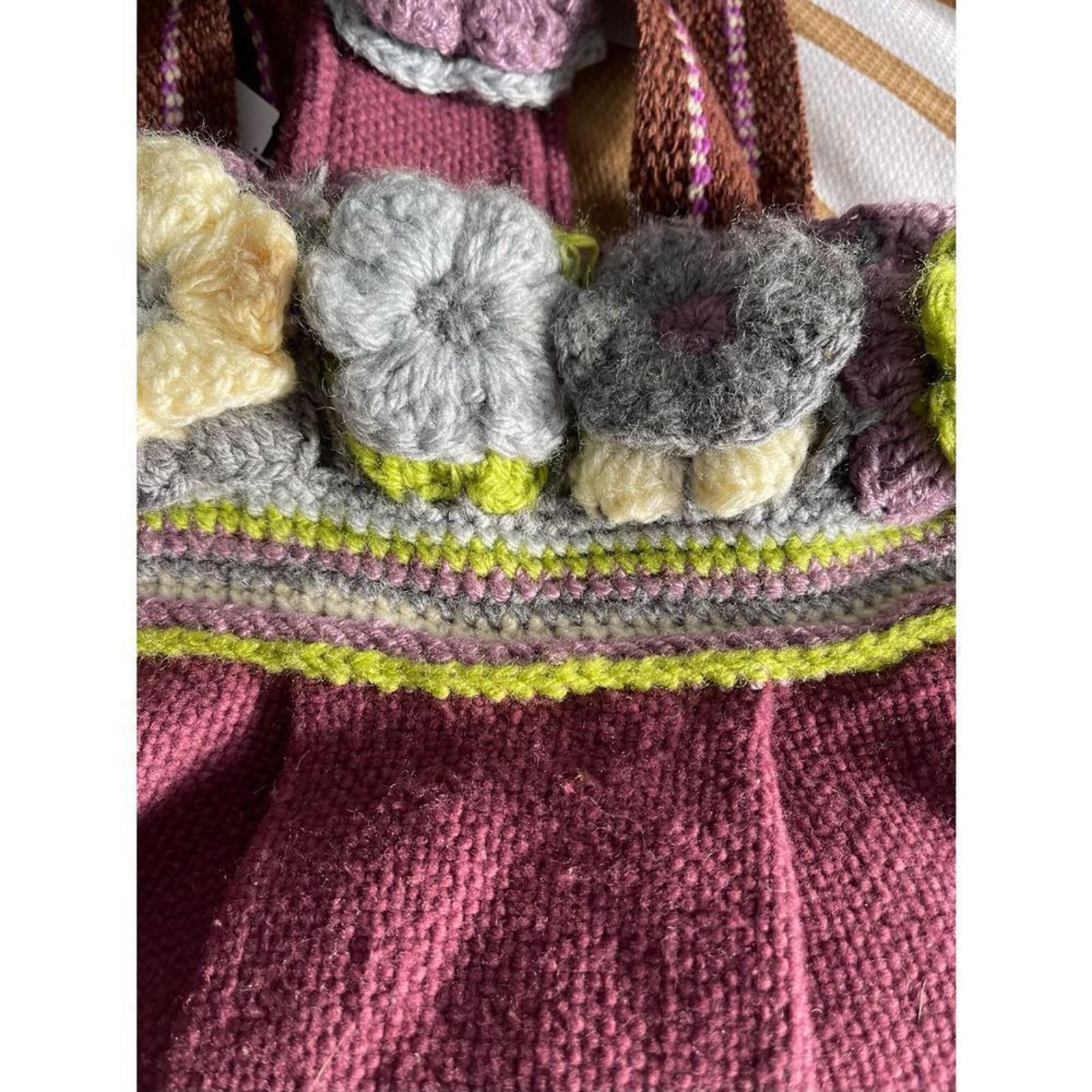 Handmade Vintage knit purse Size ONE SIZE - 5 Thumbnail