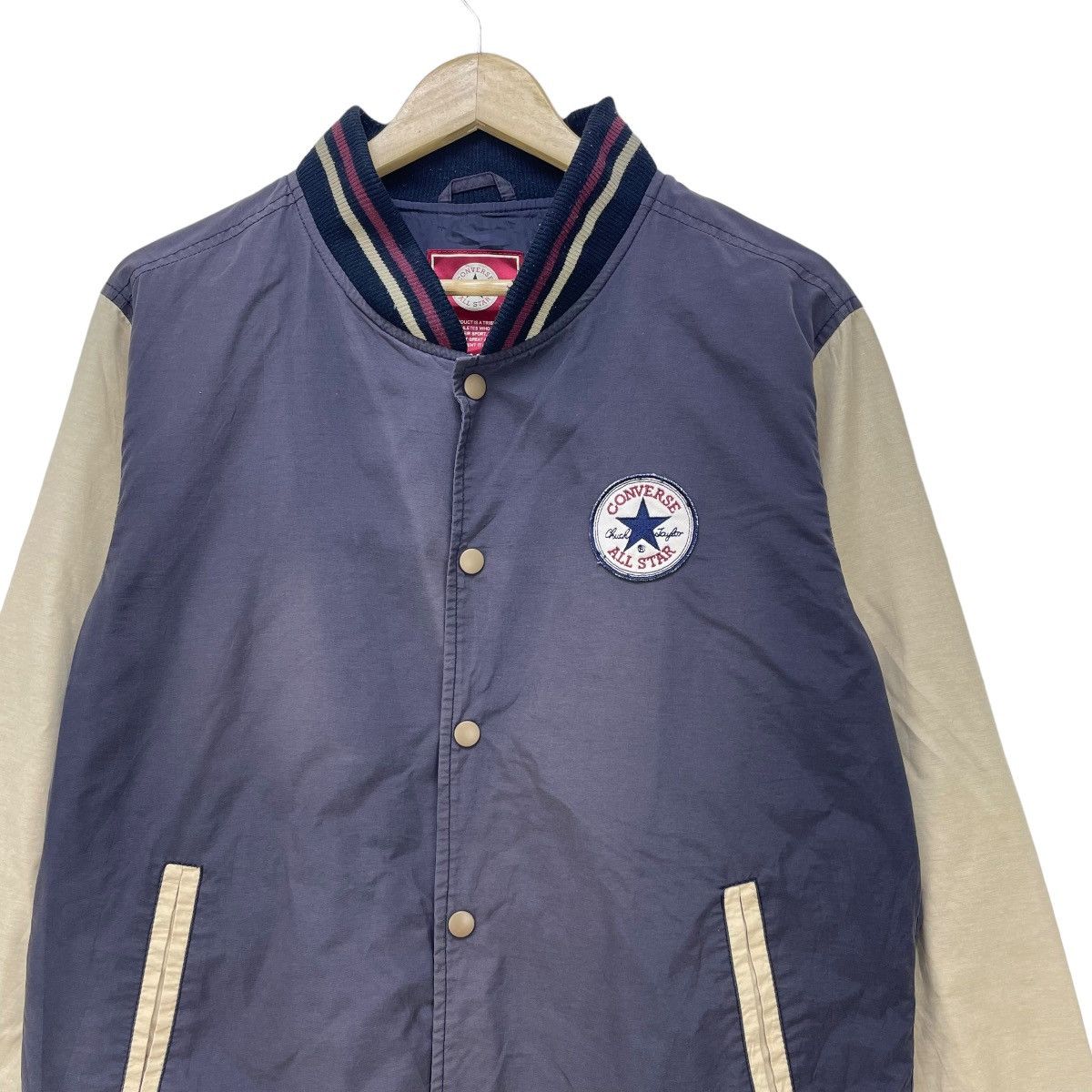 Converse × Vintage Vintage Converse Bomber Varsity Light Jacket Size US M / EU 48-50 / 2 - 3 Thumbnail
