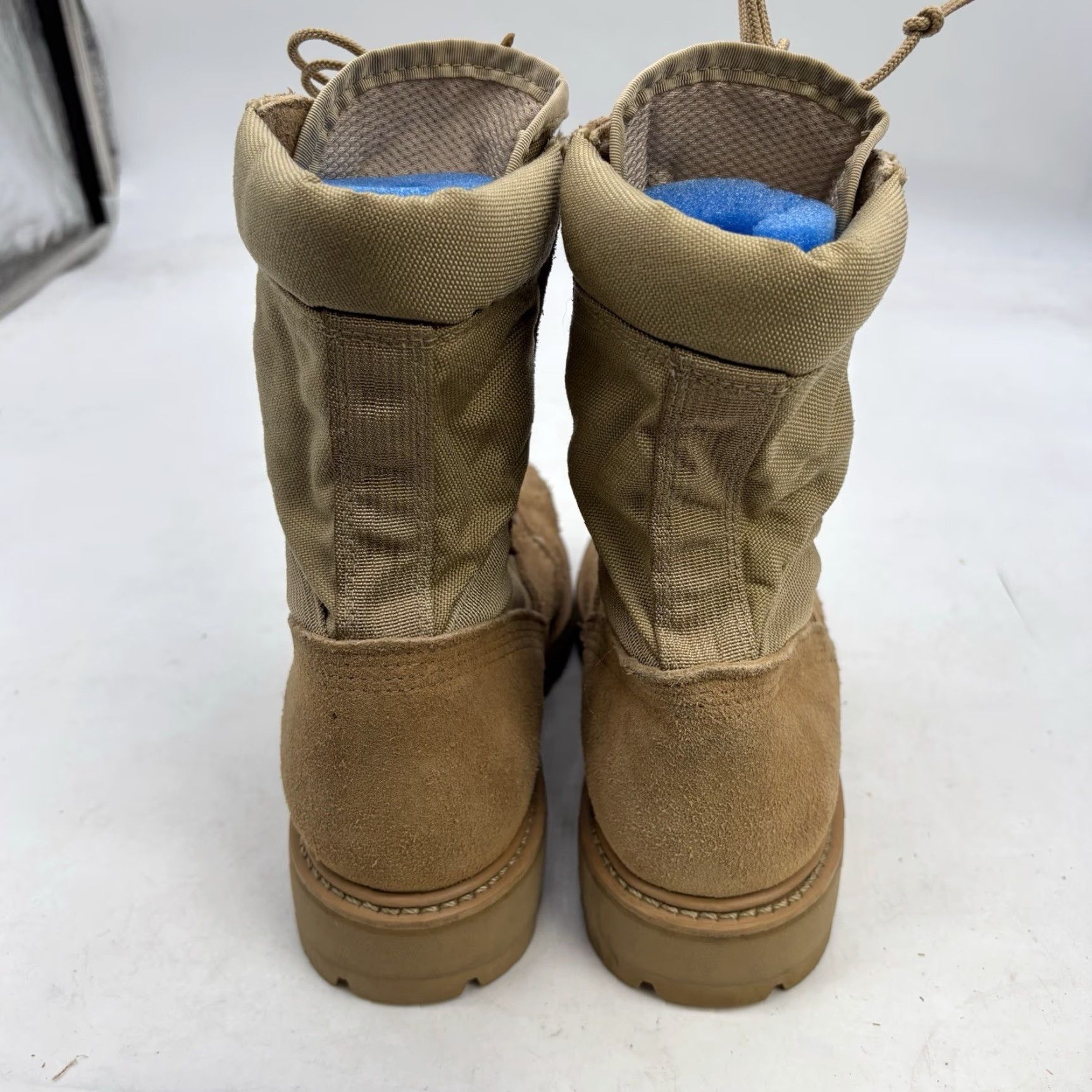 Vintage ALTAMA Waterproof Combat Boots Women's 5.5 W Coyote Brown Workwear Mid-Calf Size US 5.5 / IT 35.5 - 7 Thumbnail