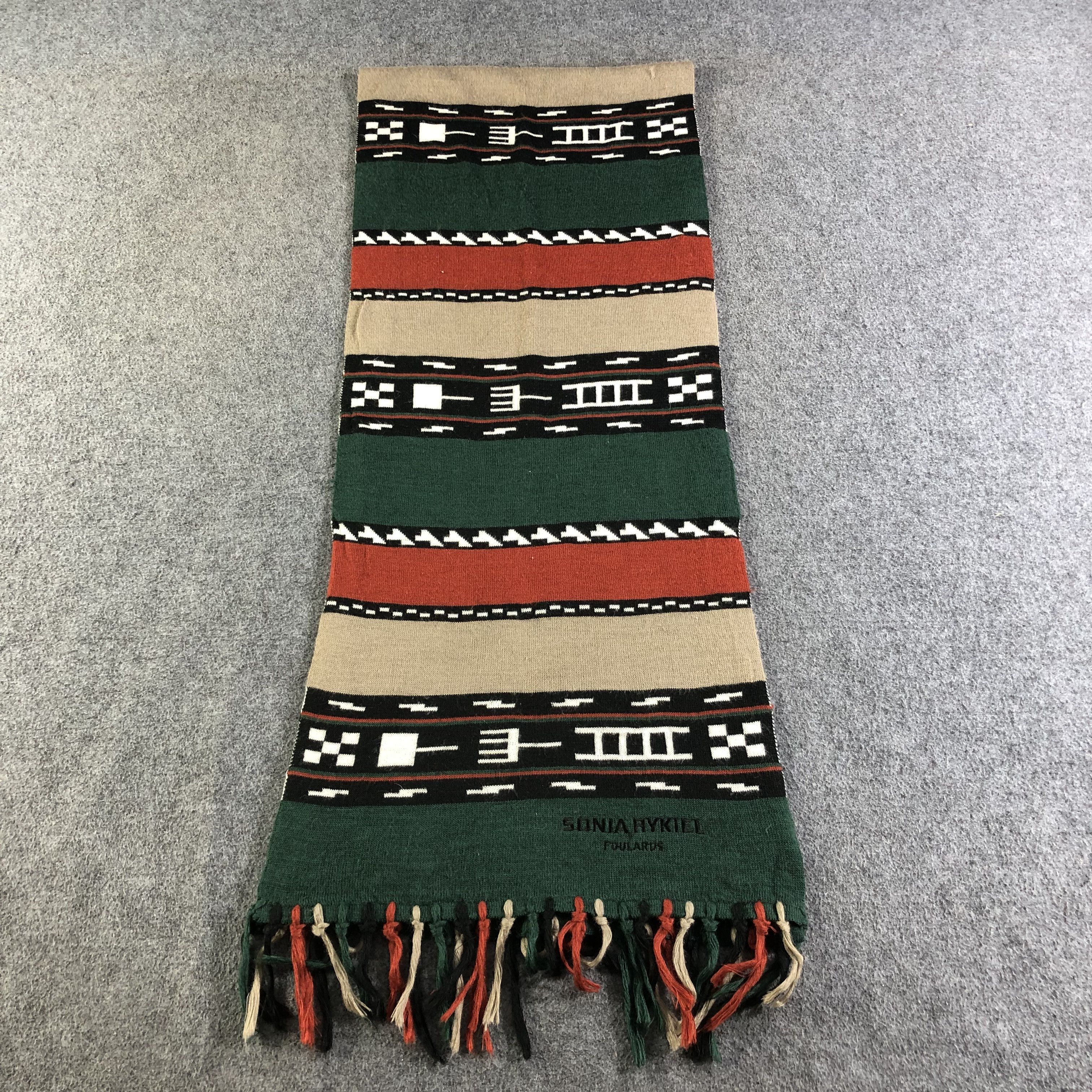 Sonia Rykiel Sonia Rykiel Wool Scarf Muffler Neckwear V2130 Size ONE SIZE - 2 Thumbnail