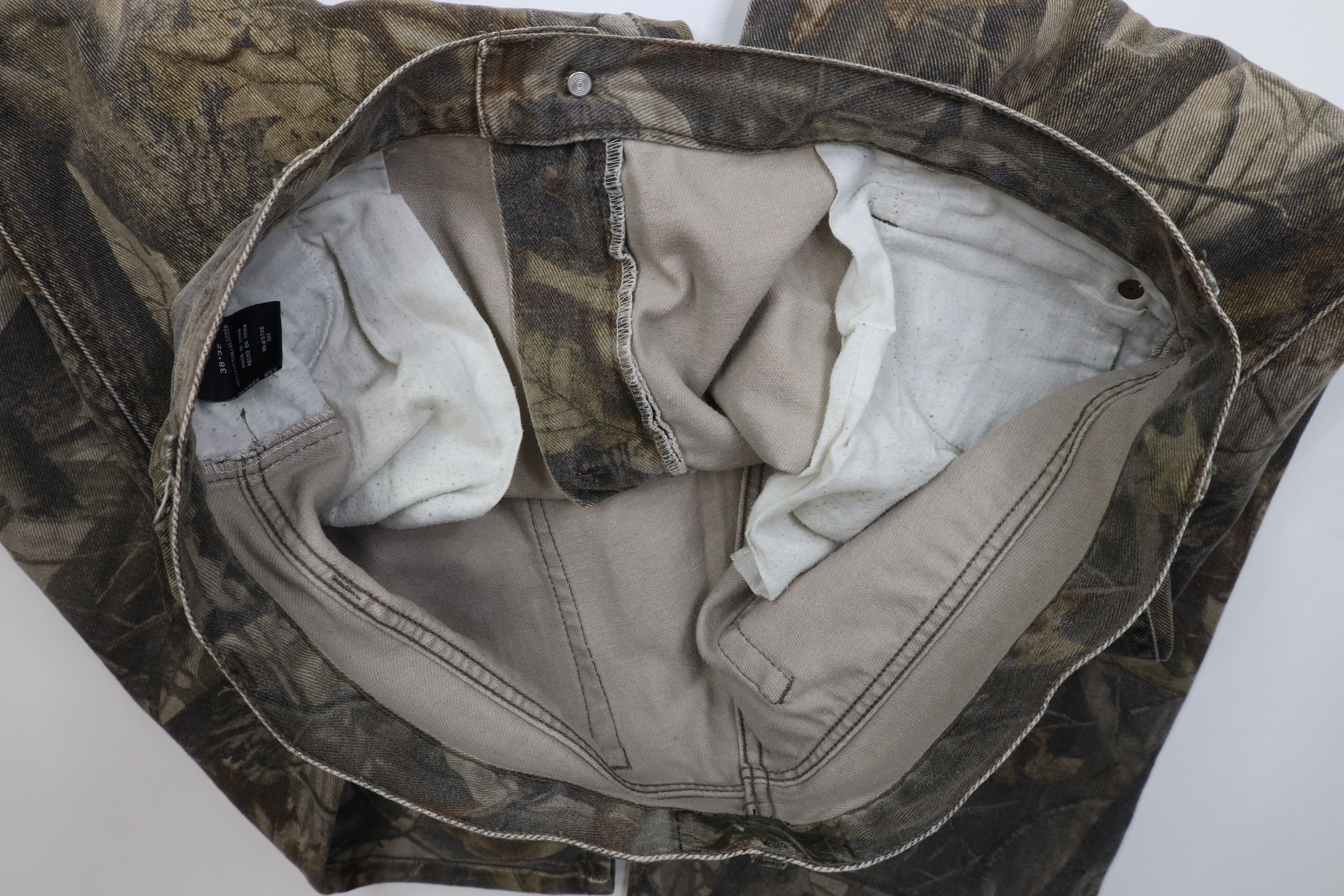 Vintage Vintage 90s Y2K Streetwear Camouflage Double Wide Leg Jeans Size US 38 / EU 54 - 14 Thumbnail