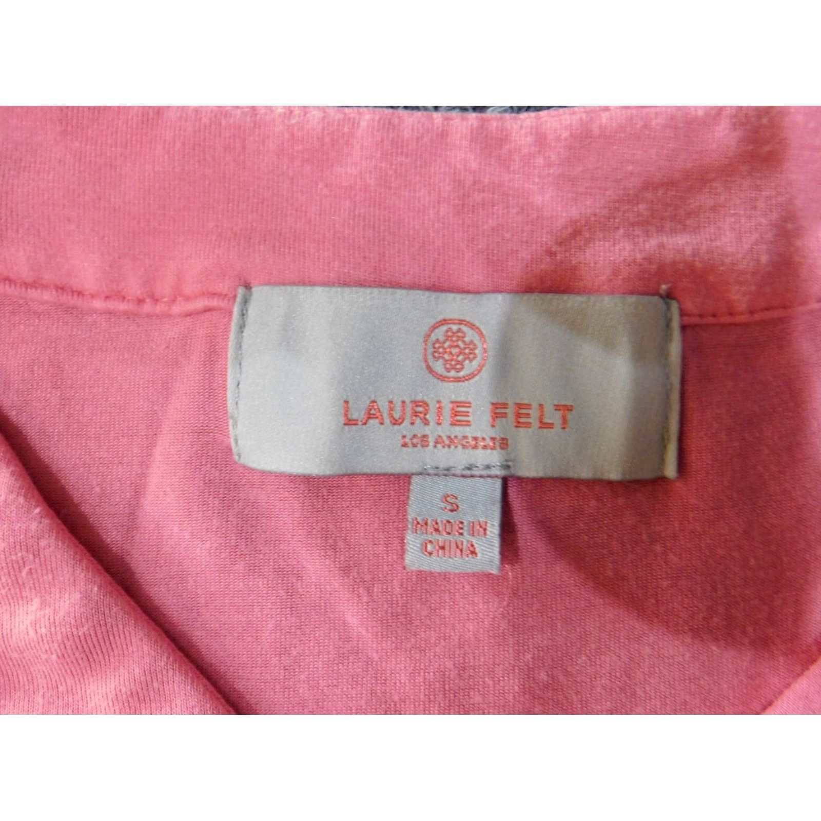 Vintage Laurie Felt Pink V-Neck Pullover Blouse Womens Size 12 Rayon Stretch Casual Short Sleeve Classic 12 Size XL / US 12-14 / IT 48-50 - 4 Thumbnail