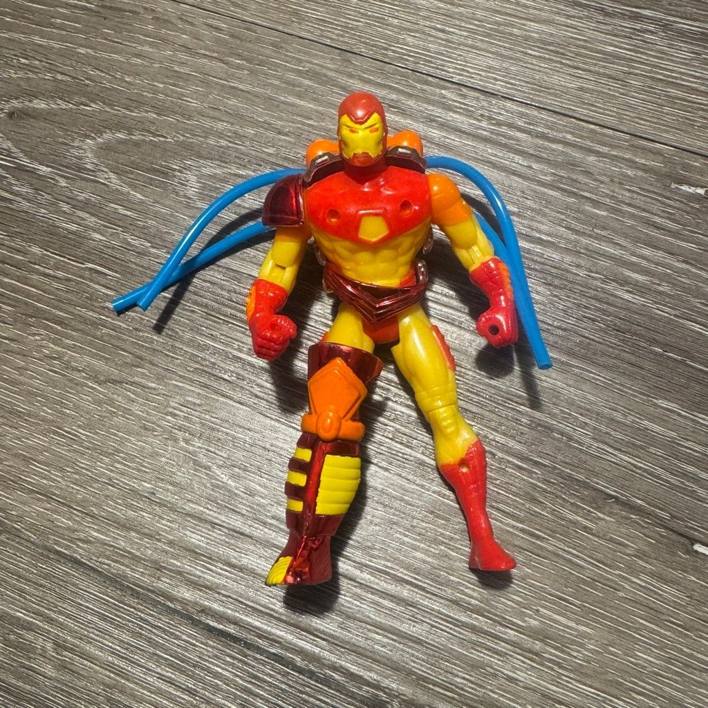 Marvel Comics VINTAGE 1996 Iron Man Action Figure Series 4 Inferno Armor 5 Size ONE SIZE - 2 Thumbnail