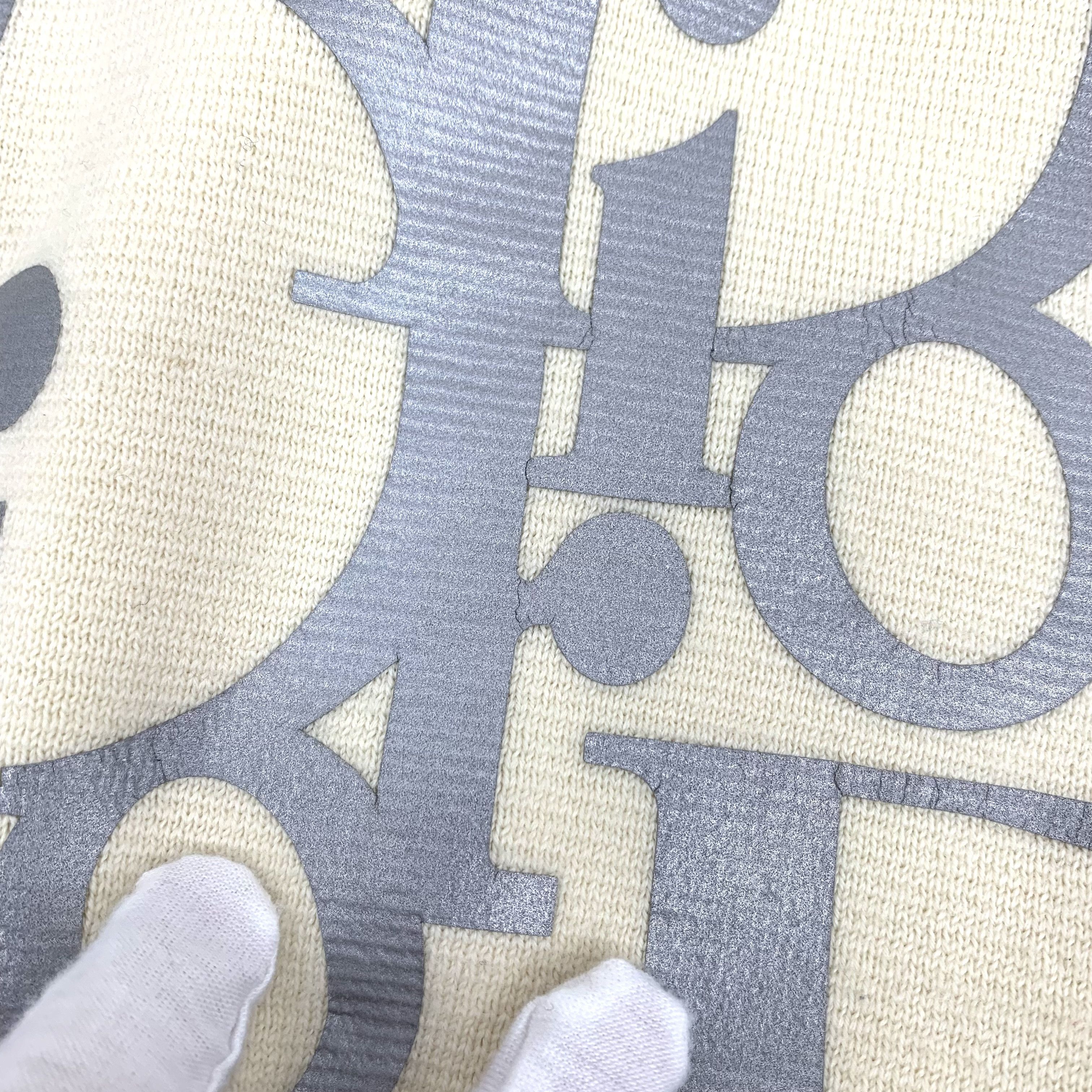 Dior Dior Colorblock Logo Print Wool Sweatshirt (XL) Size XL / US 12-14 / IT 48-50 - 11 Thumbnail