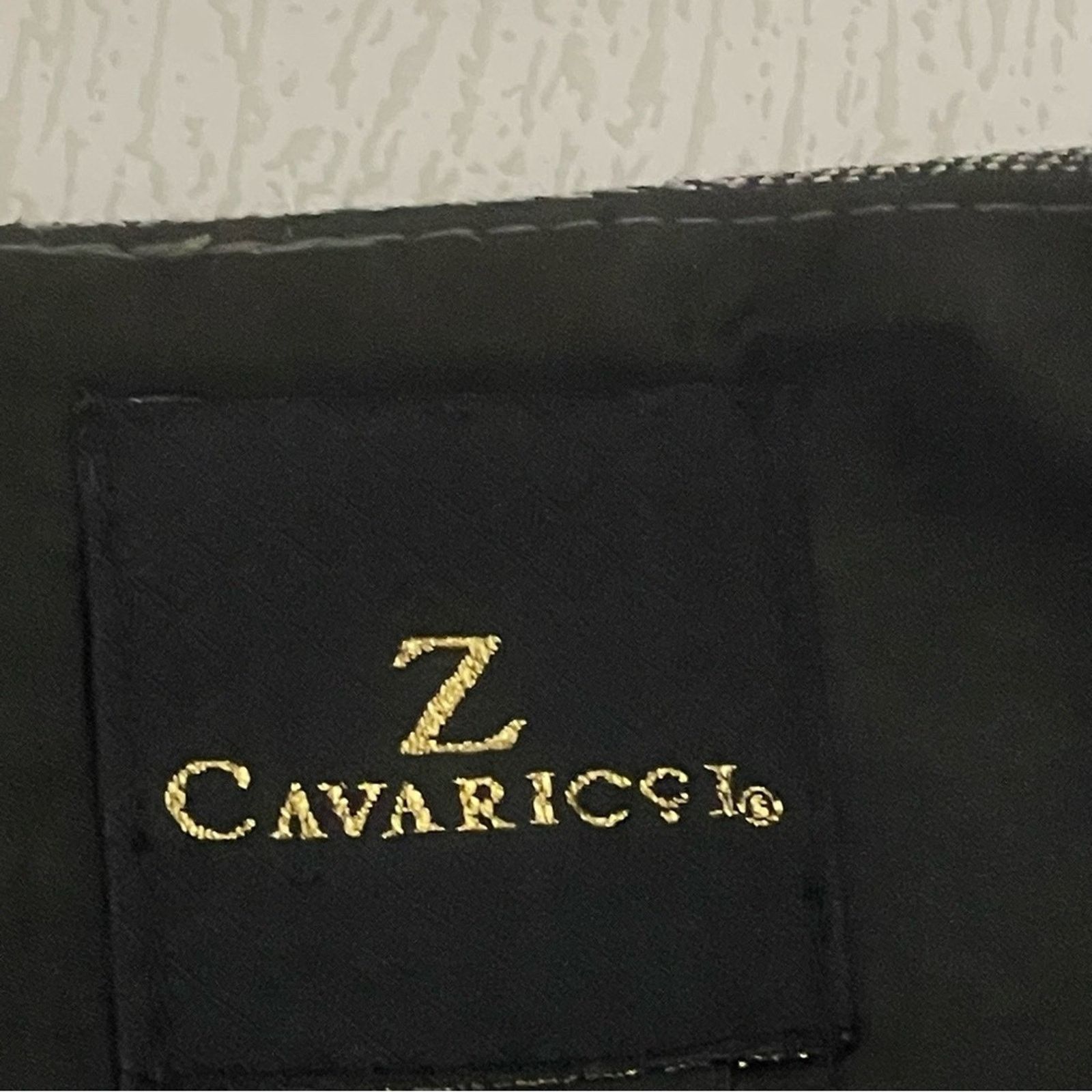 Other Z Cavaricci Gray Mini Skirt Black Lace Panels Size 14 Size 36" / US 14 / IT 50 - 10 Thumbnail