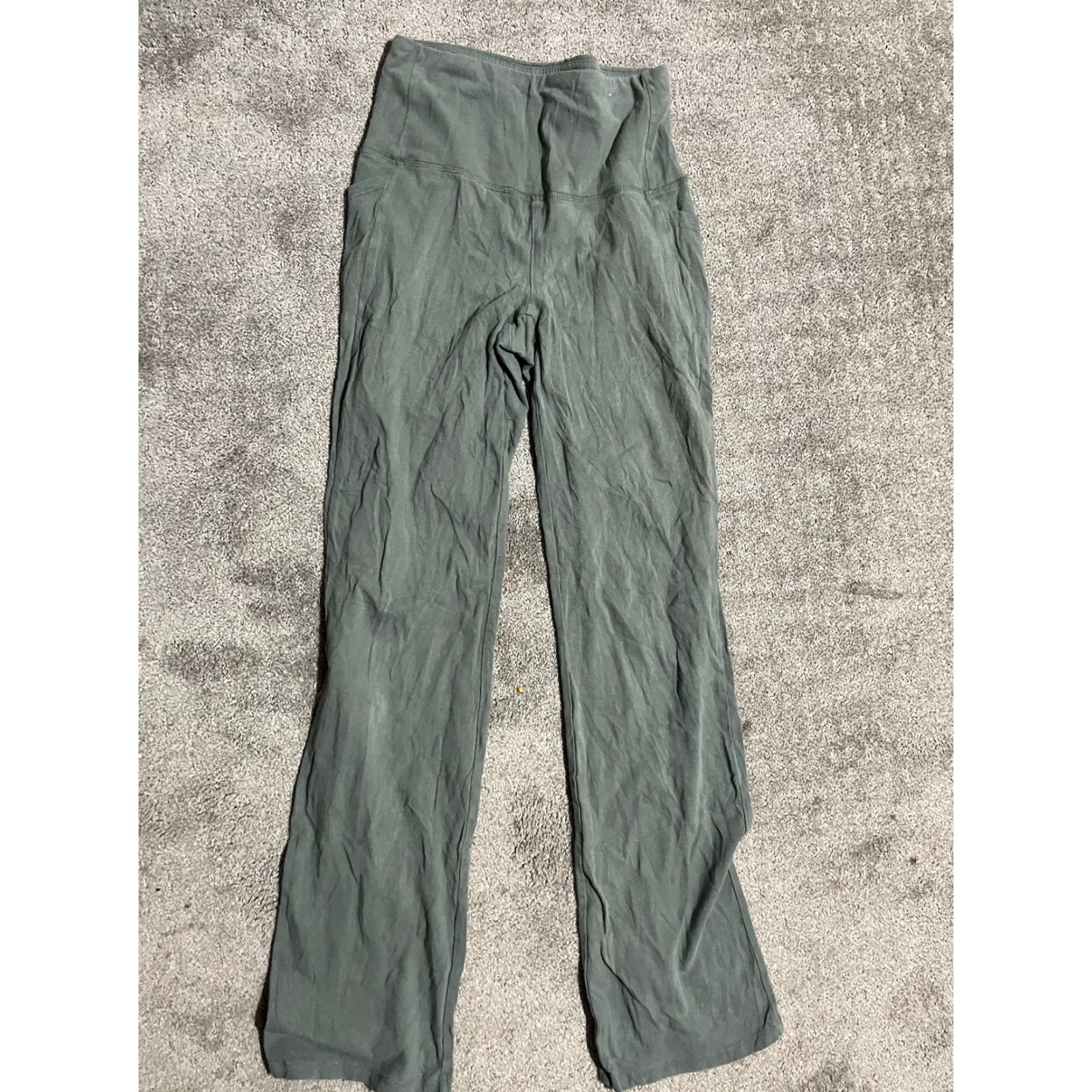 Vintage RBX Leggings Women's Small Green Full Length Athletic Pockets Size 28" / US 6 / IT 42 - 3 Thumbnail