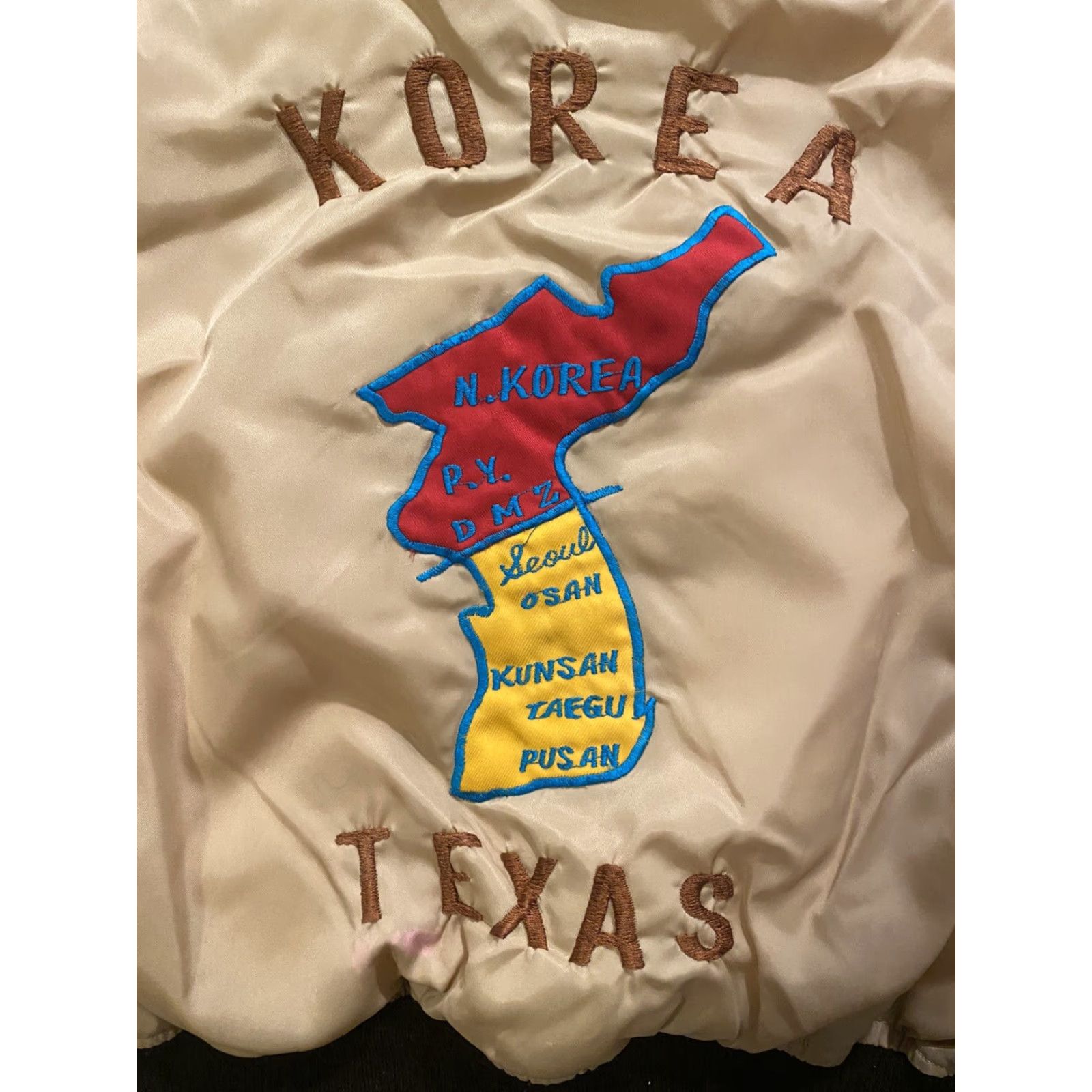 Vintage Vtg 50s N-2B Flyers Parka Jacket Split Hood Fur Souvenir Korea Embroidered Small Shirt Mens Size US S / EU 44-46 / 1 - 3 Thumbnail