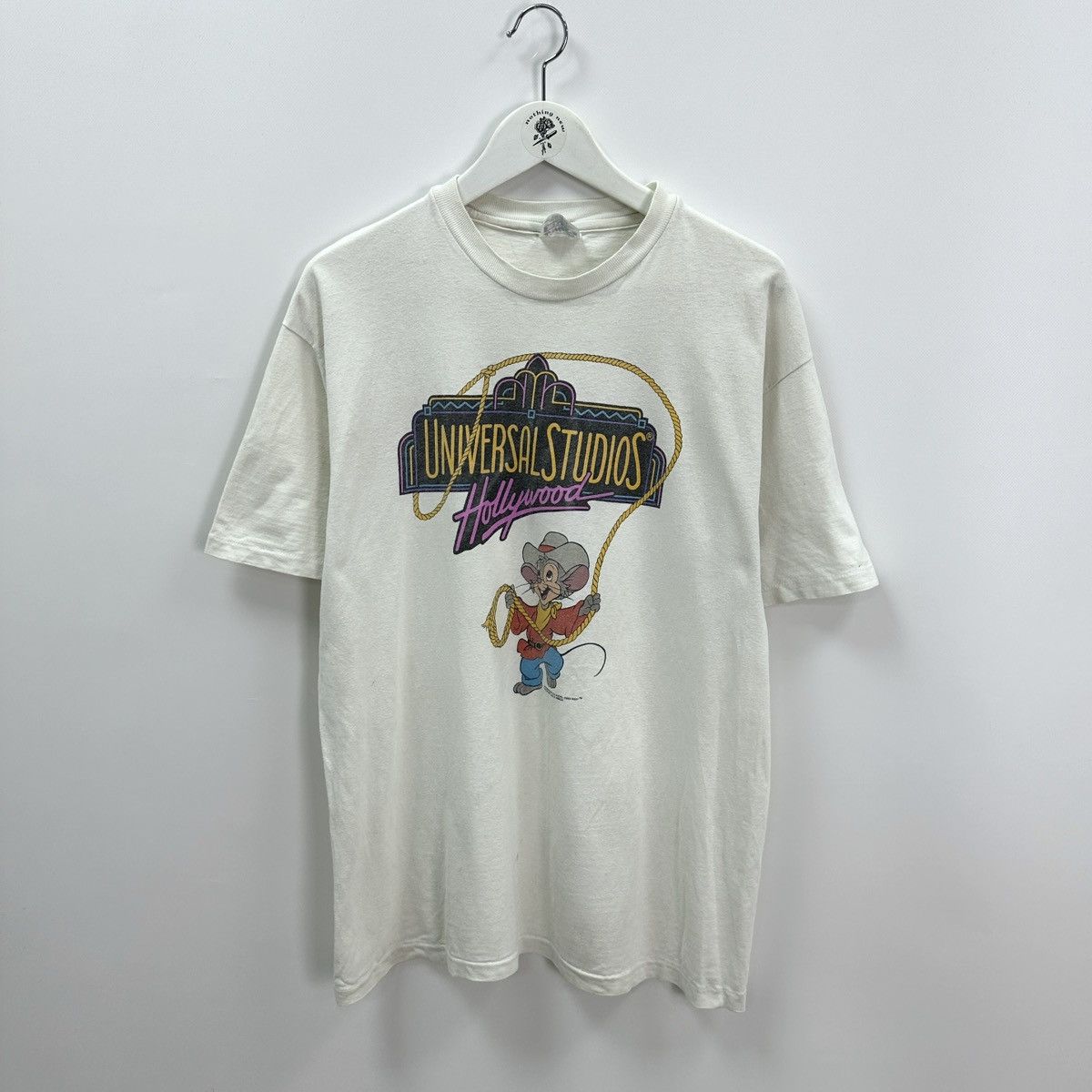 Vintage Vintage 90s Universal Studios Hollywood American Tail rare Size US L / EU 52-54 / 3 - 1 Thumbnail