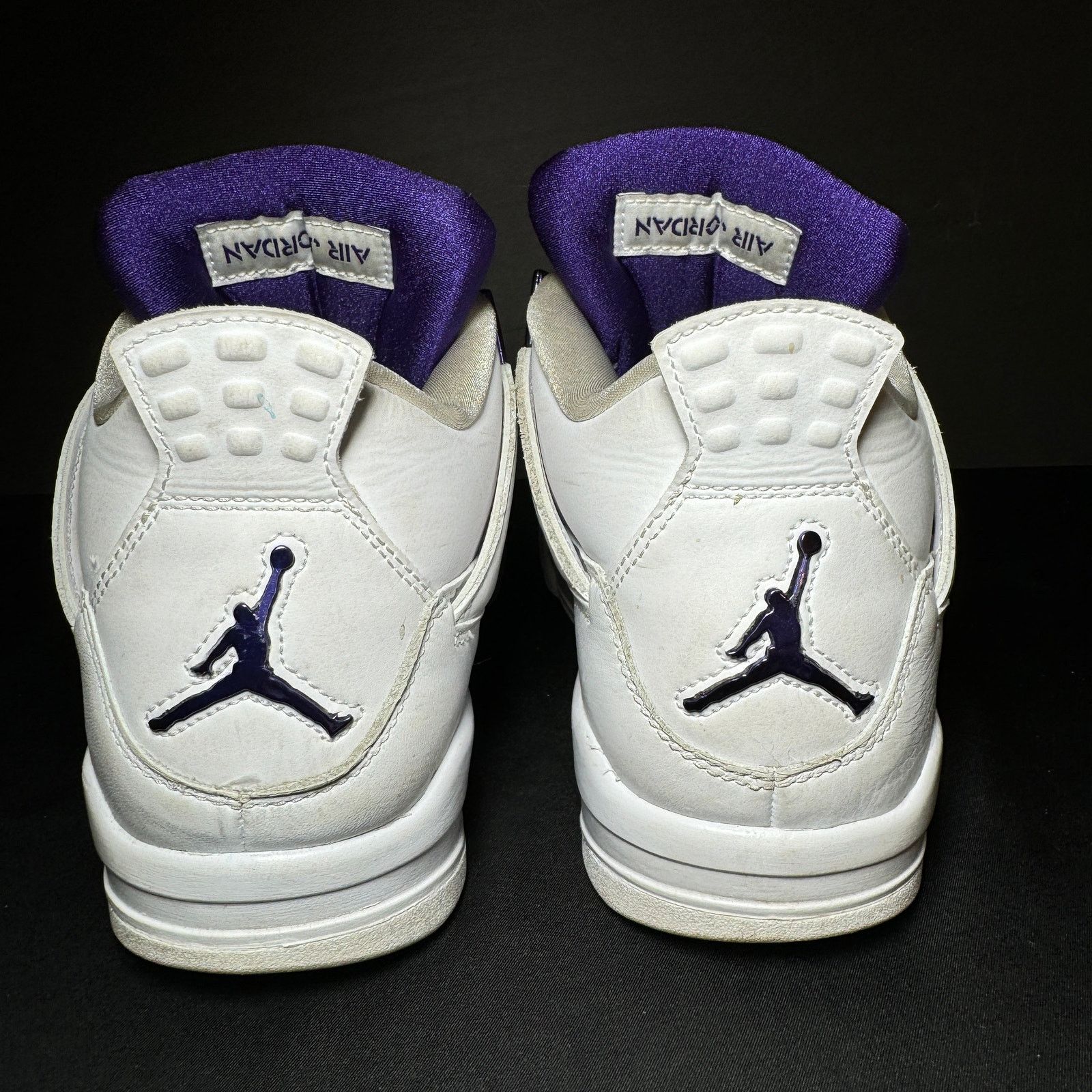 Jordan Brand × Nike Size 8 - Nike Air Jordan 4 Retro Purple Metallic Men's Shoes Size US 8 / EU 41 - 6 Thumbnail