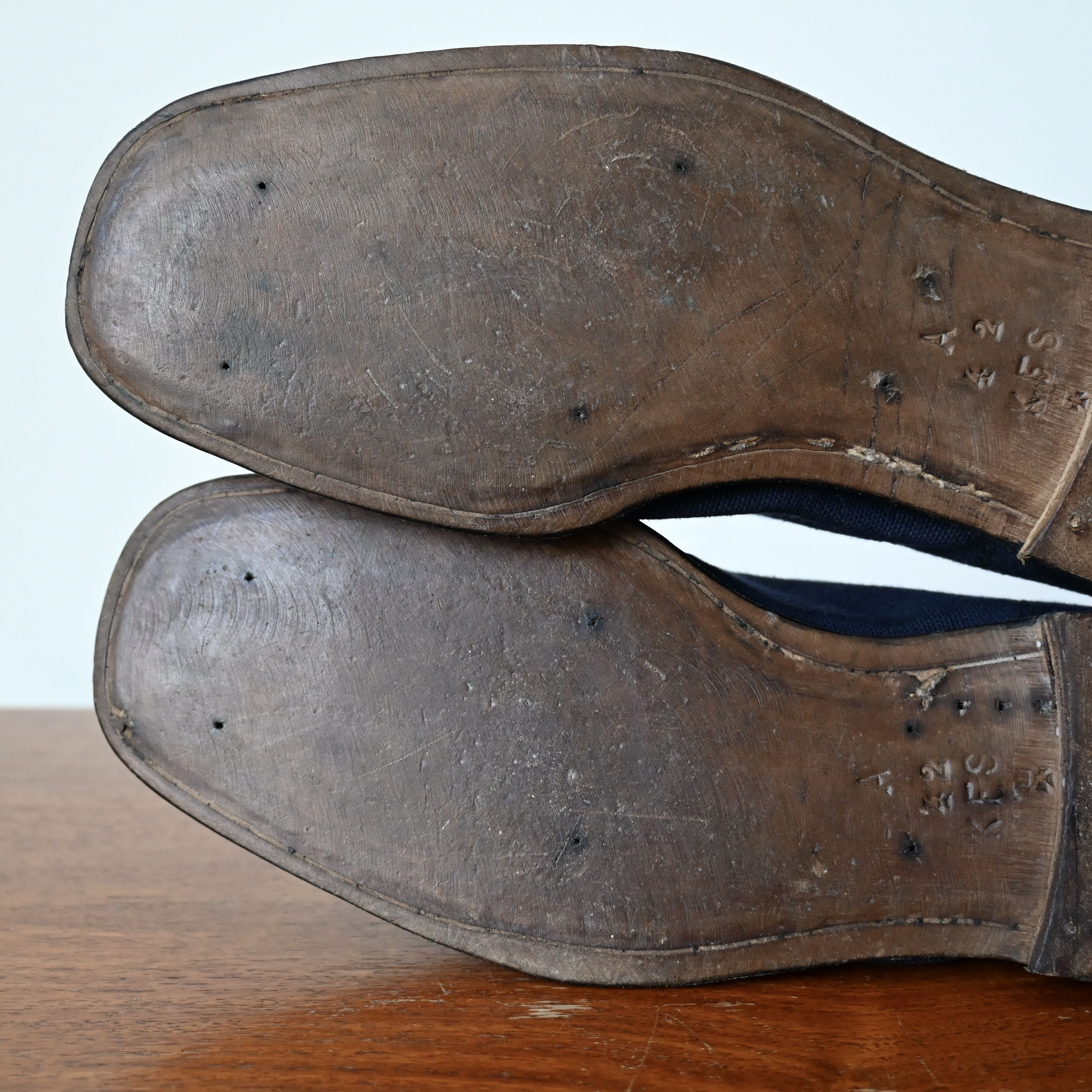 Vintage RARE, 1920s-30s Swedish Military canvas "gym trainer", 42 Size US 8.5 / EU 41-42 - 8 Thumbnail