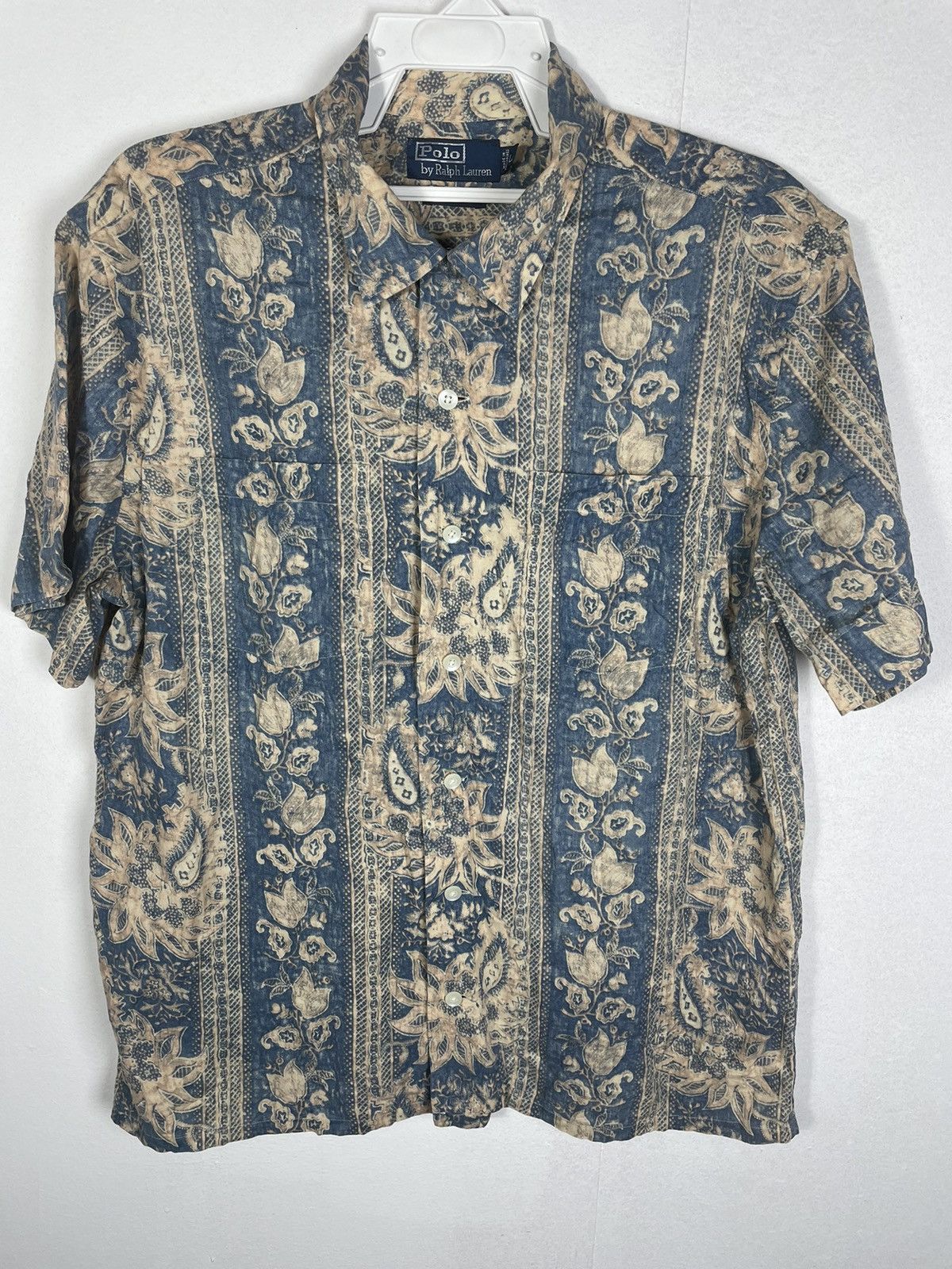 Polo Ralph Lauren × Vintage Vintage Polo Ralph Laurent Hawaiian 🌺 Shirt Size US L / EU 52-54 / 3 - 1 Thumbnail