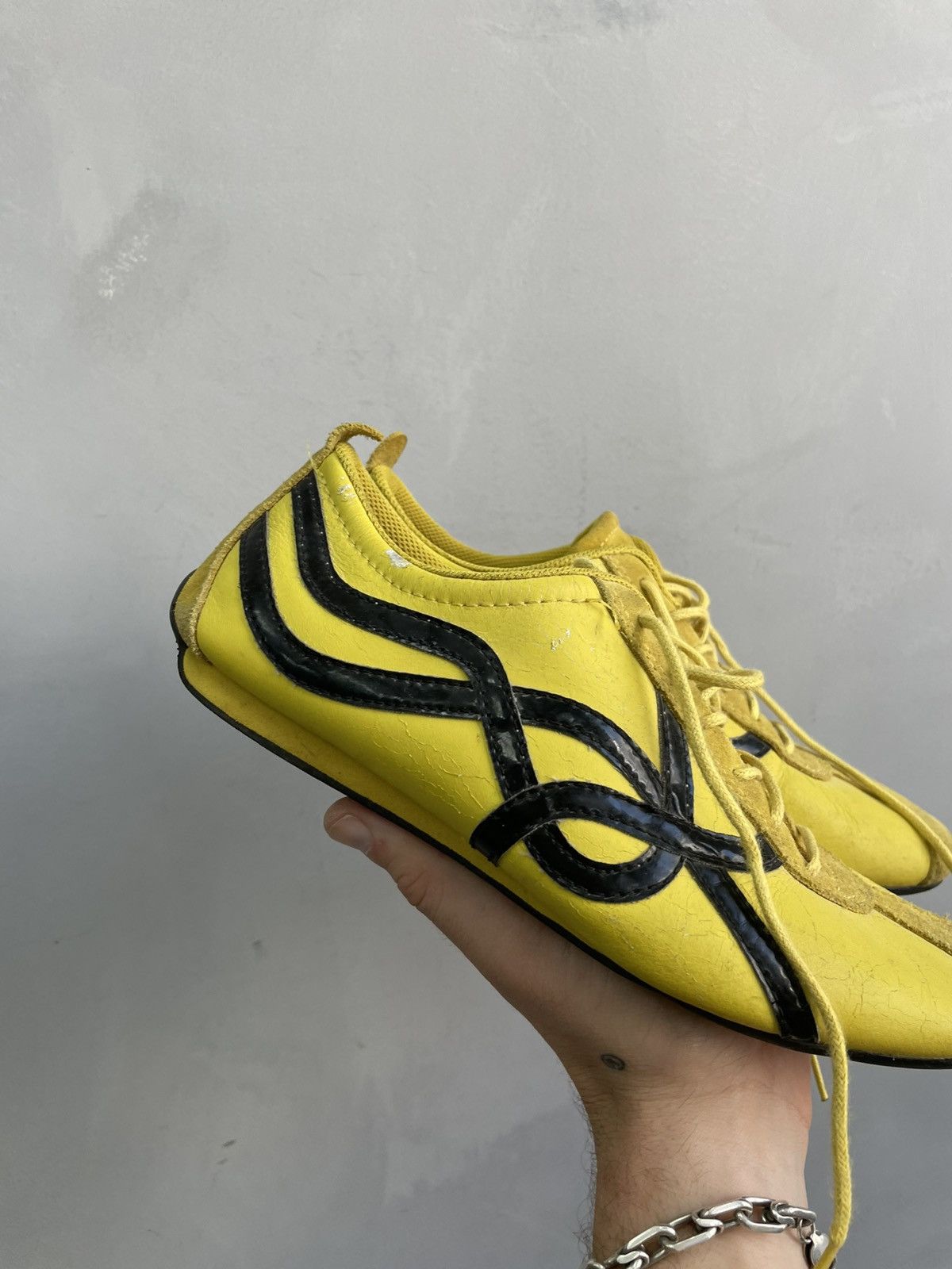 Loewe Big Star Onitsuka yellow shoes Kill Bill vintage style Size US 8 / IT 38 - 5 Thumbnail