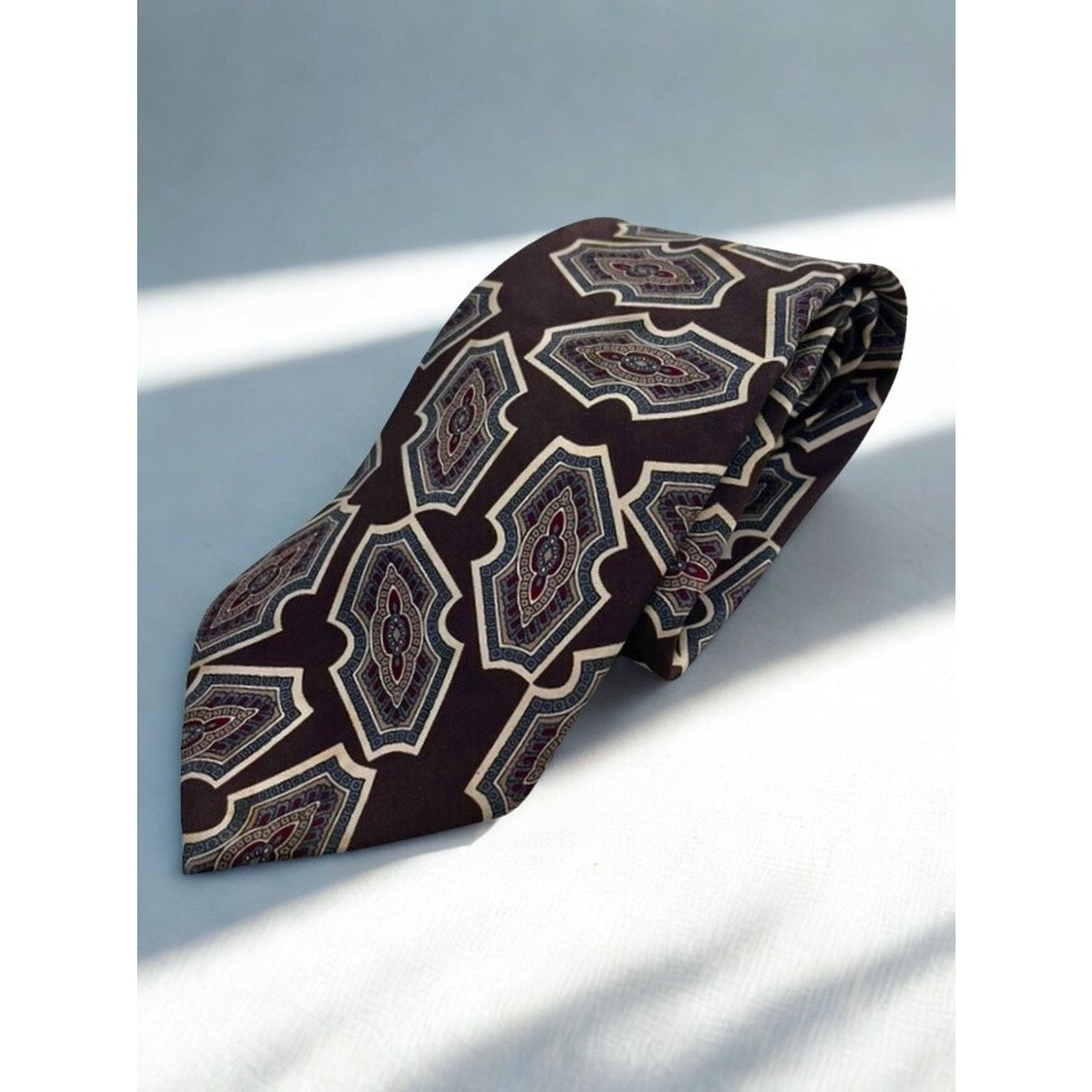 Dior Christian Dior Monsieur Silk Tie Geometric Abstract Size ONE SIZE - 1 Thumbnail