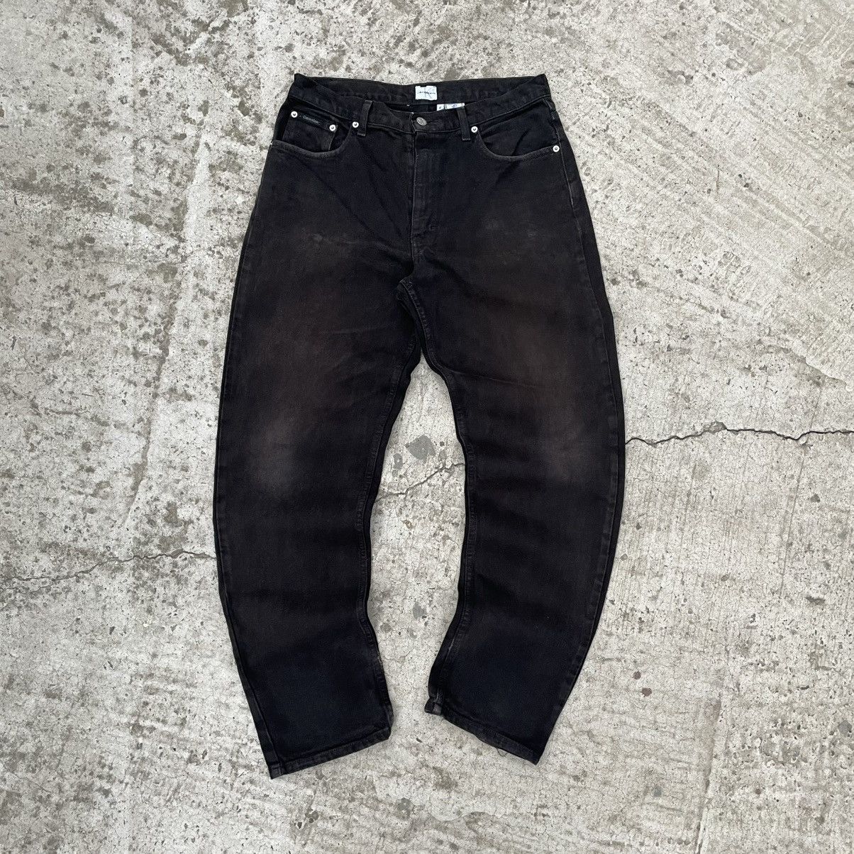 Calvin Klein 205W39NYC Vintage Man’s Calvin Klein Jeans Size 32 00s USA Wide-Leg Size US 32 / EU 48 - 2 Thumbnail