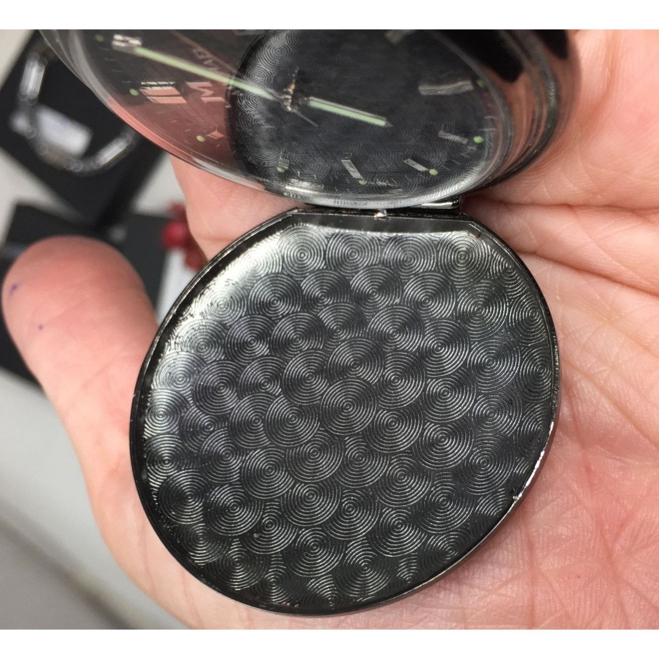 Other Men's James Michael (JM) Black/Silver Tone Pocket Watch Size ONE SIZE - 10 Thumbnail