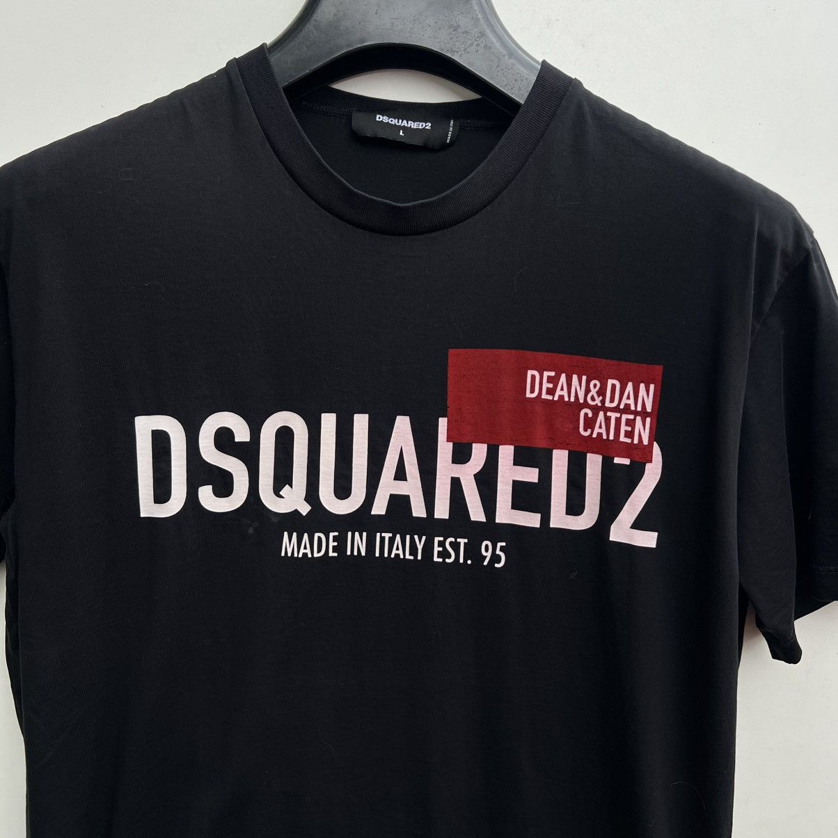 Dsquared2 DSQUARED2 DEAN & DAN BLACK T-SHIRT Size US L / EU 52-54 / 3 - 3 Thumbnail
