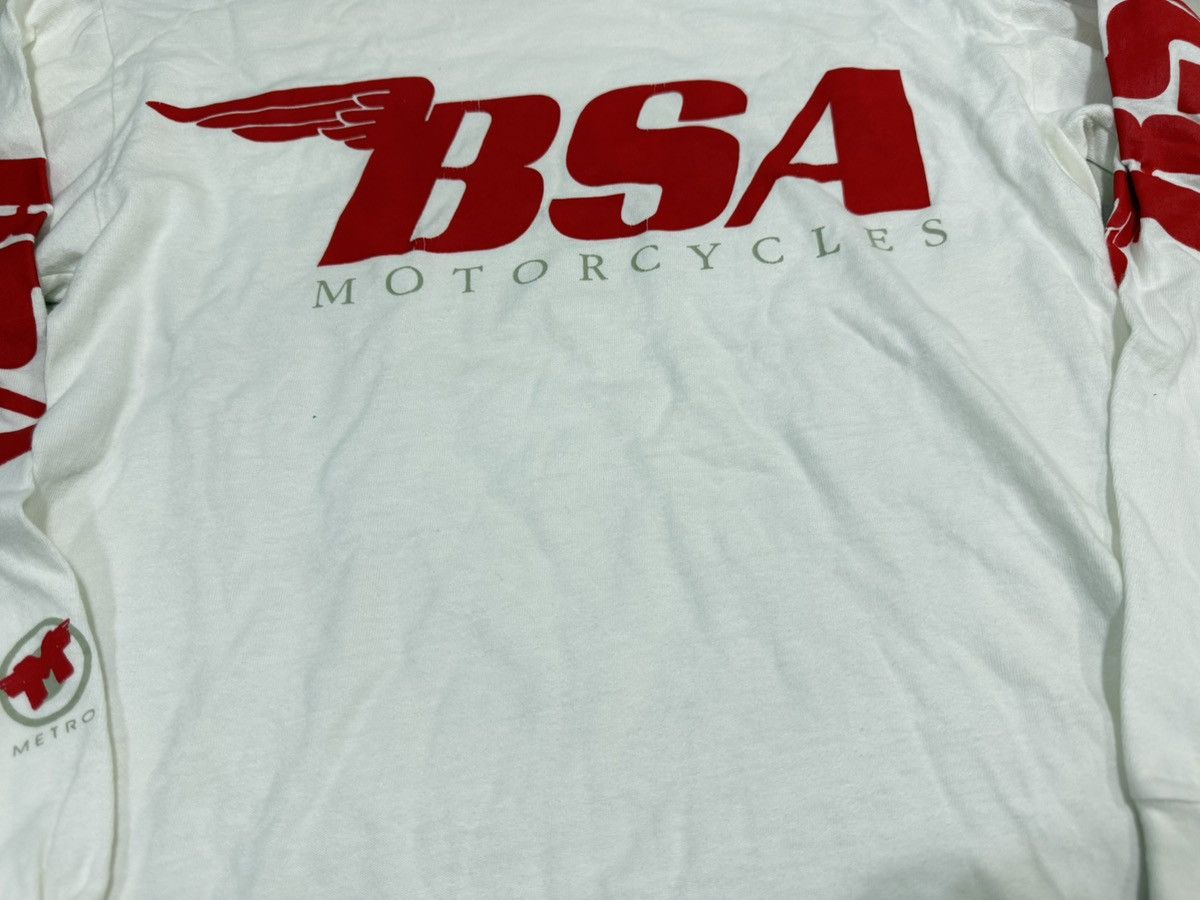 Vintage Vintage 90s BSA Motorcycles Longsleeve Shirt Harley Davidson Size US S / EU 44-46 / 1 - 6 Thumbnail