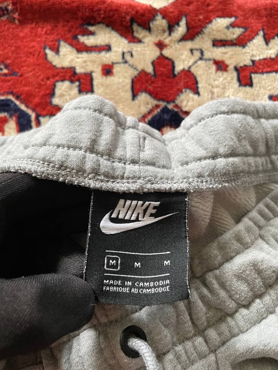 Nike × Vintage Vintage Nike 90’s Y2K Style Grey Drill Casual Sweatpants Size US 32 / EU 48 - 3 Thumbnail