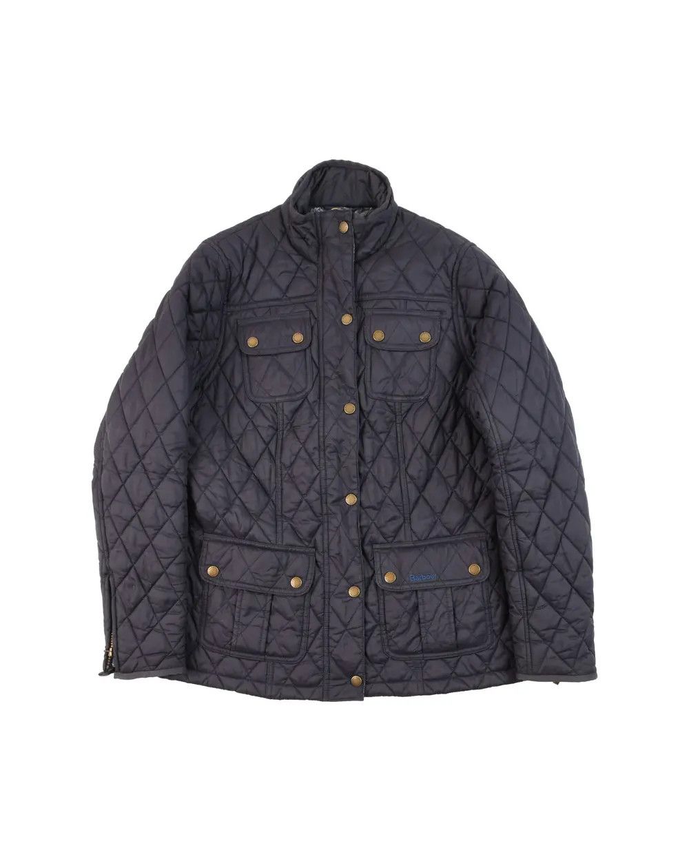 Barbour Women's Barbour Emma Quilt Diamond Padded Jacket Navy Size L Size L / US 10 / IT 46 - 1 Thumbnail