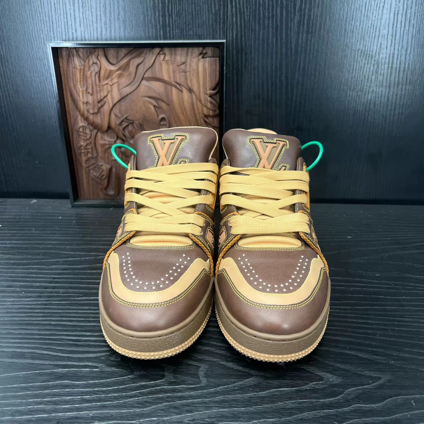 Louis Vuitton LV Brown Rivets Trainer US7(41) Like New Worn Once Size US 8 / EU 41 - 6 Thumbnail