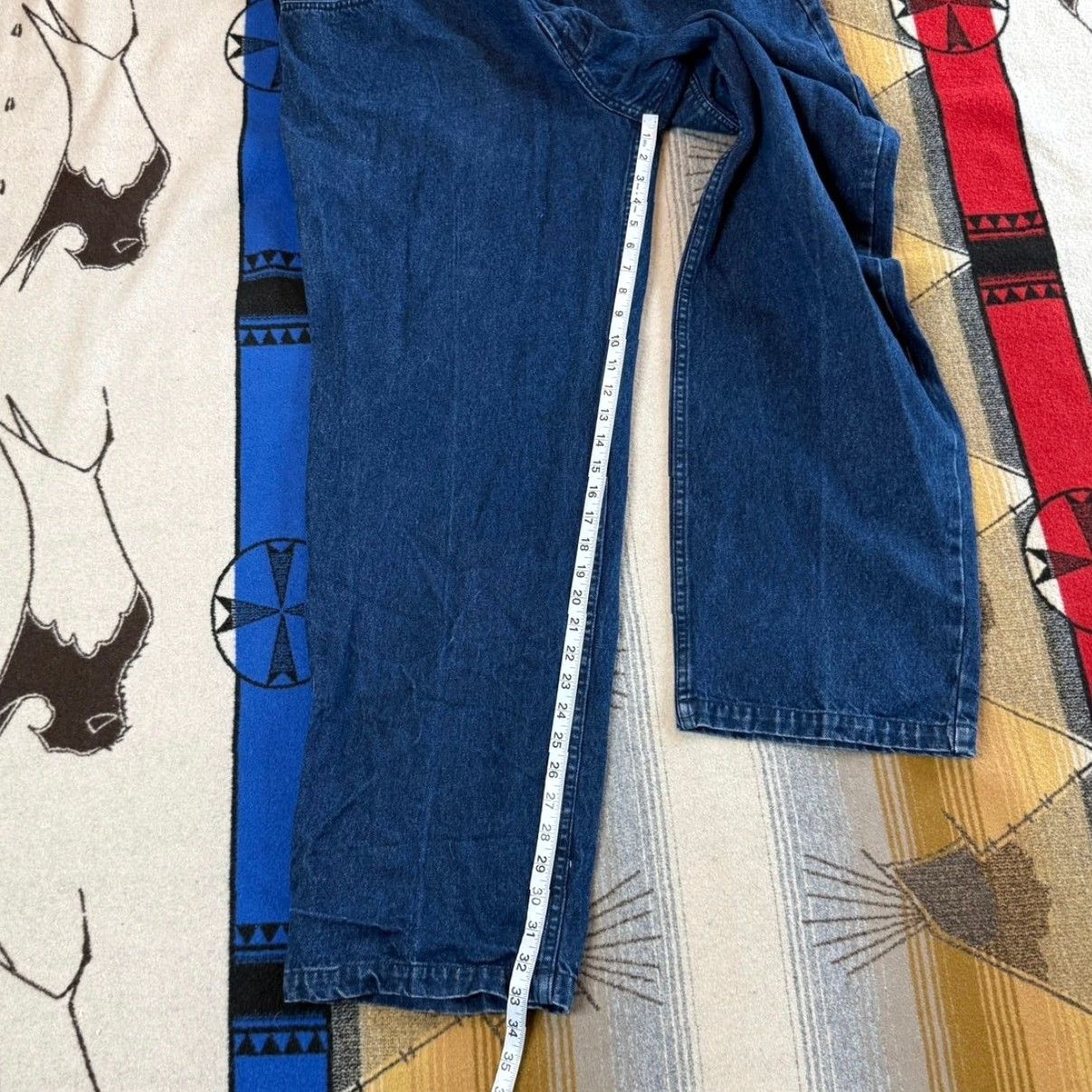 Denime VINTAGE Hedz Up Jeans Denim Wide-Leg 38x33 Men Regular Blue Y2K Skate Grunge Streetwear 90s Size US 38 / EU 54 - 7 Thumbnail
