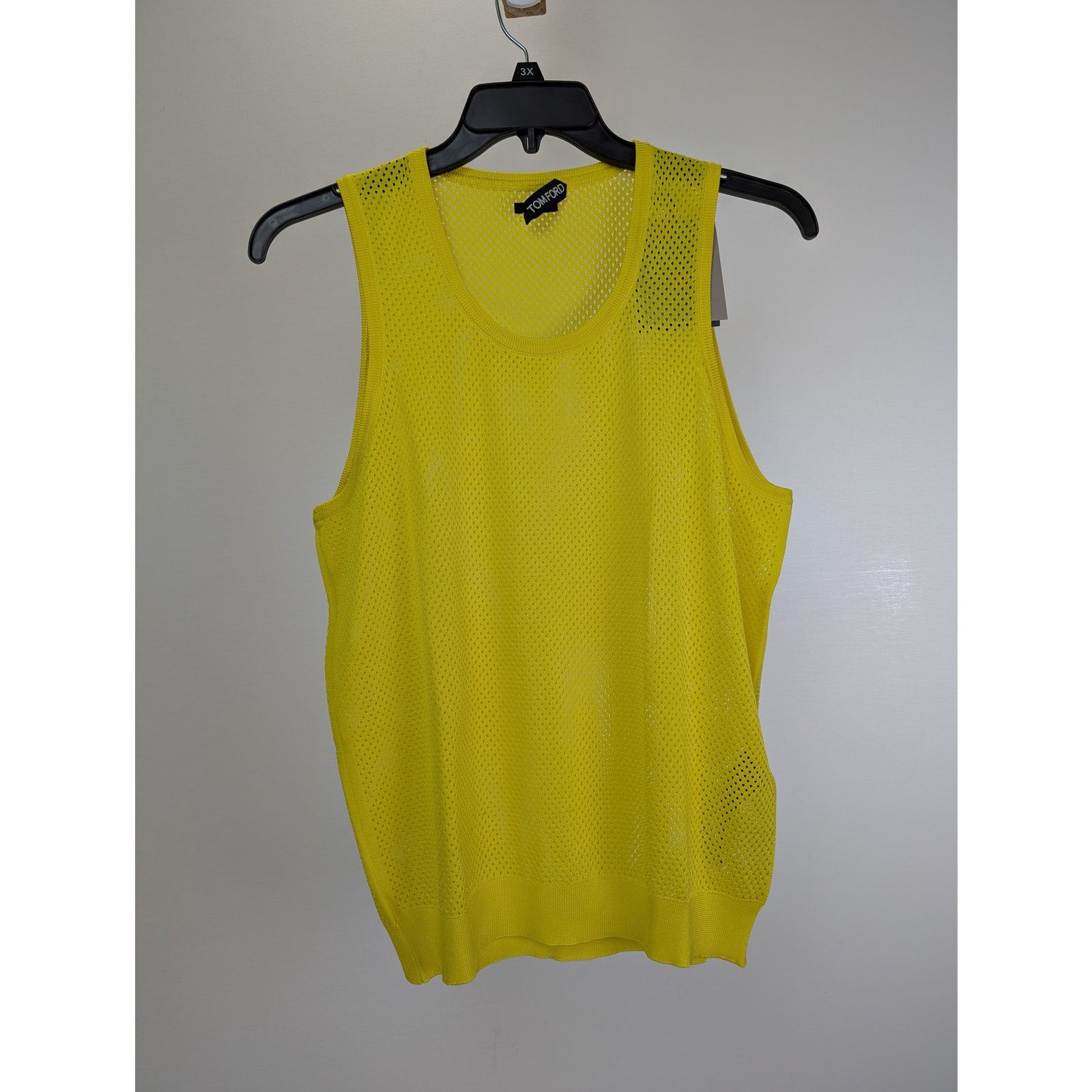 Tom Ford o1rshd1 Mesh Top Tank in Yellow Size US M / EU 48-50 / 2 - 4 Thumbnail