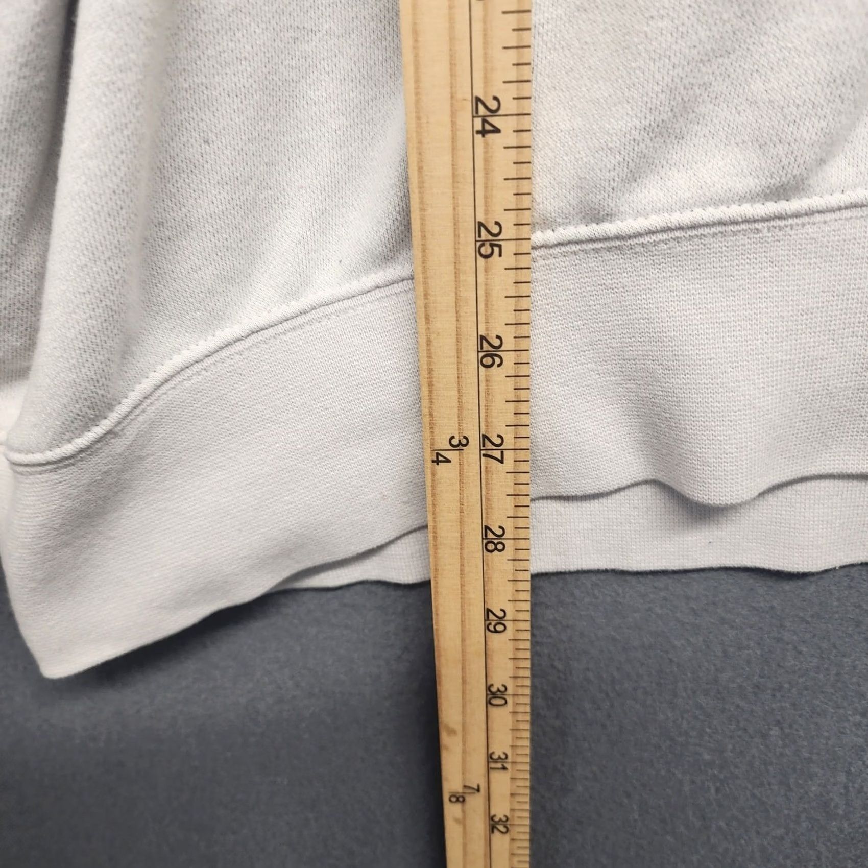 Nike VINTAGE Nike Hoodie Mens XL Center Swoosh White Womens? Size US XL / EU 56 / 4 - 6 Thumbnail