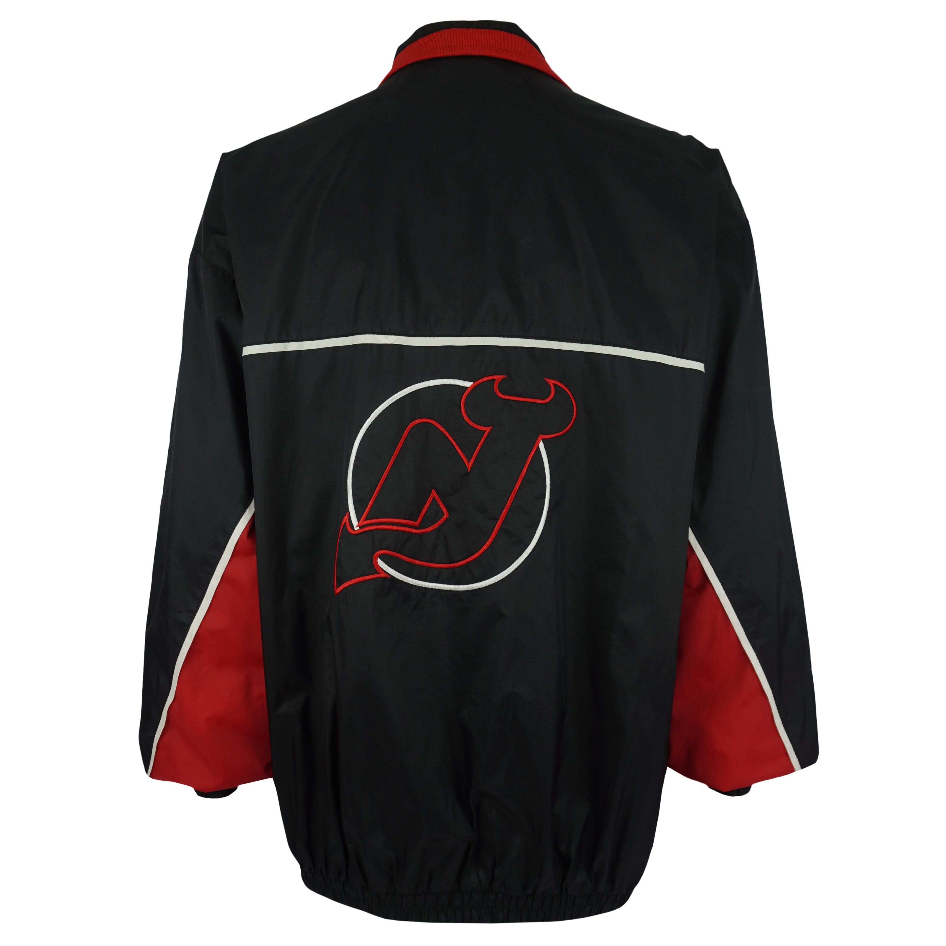 Pro Player NHL - New Jersey Devils Zip-Up Windbreaker 1990s Size US XL / EU 56 / 4 - 3 Thumbnail