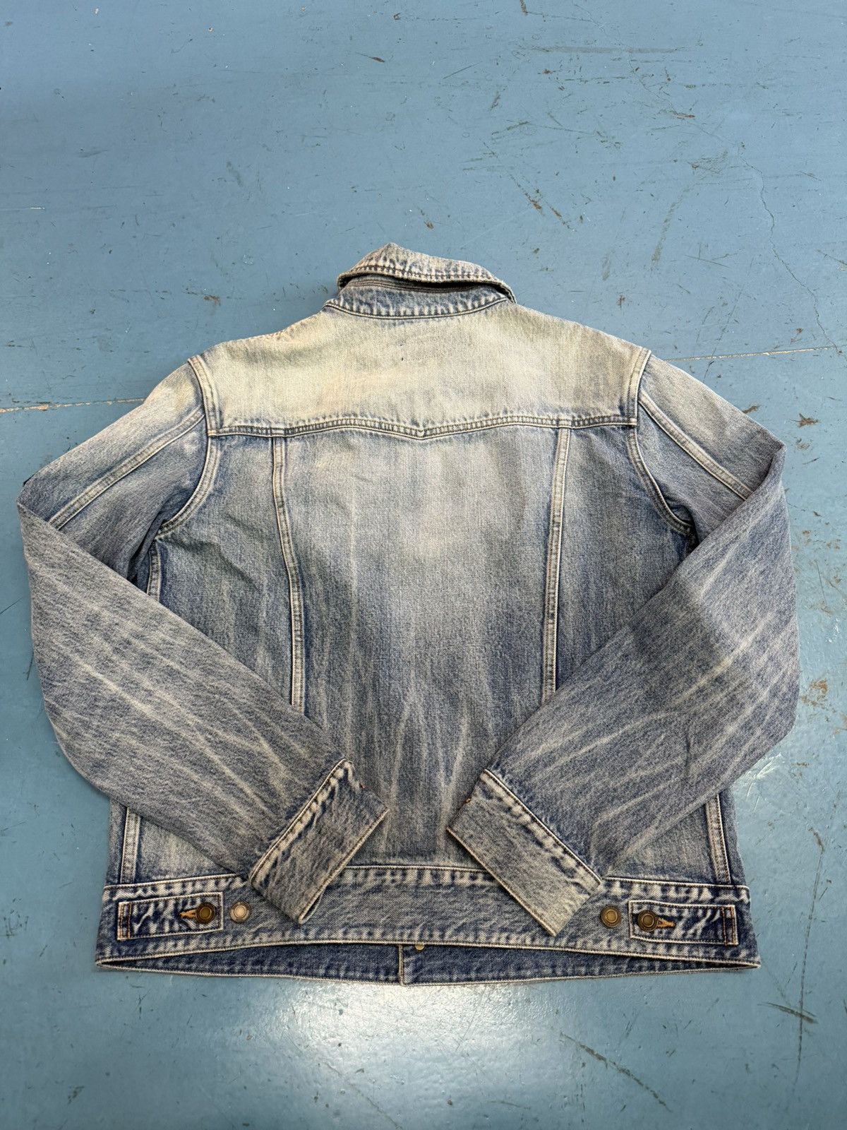 Saint Laurent Paris SAINT LAURENT 16” DENIM JACKET Size US XXL / EU 58 / 5 - 2 Thumbnail