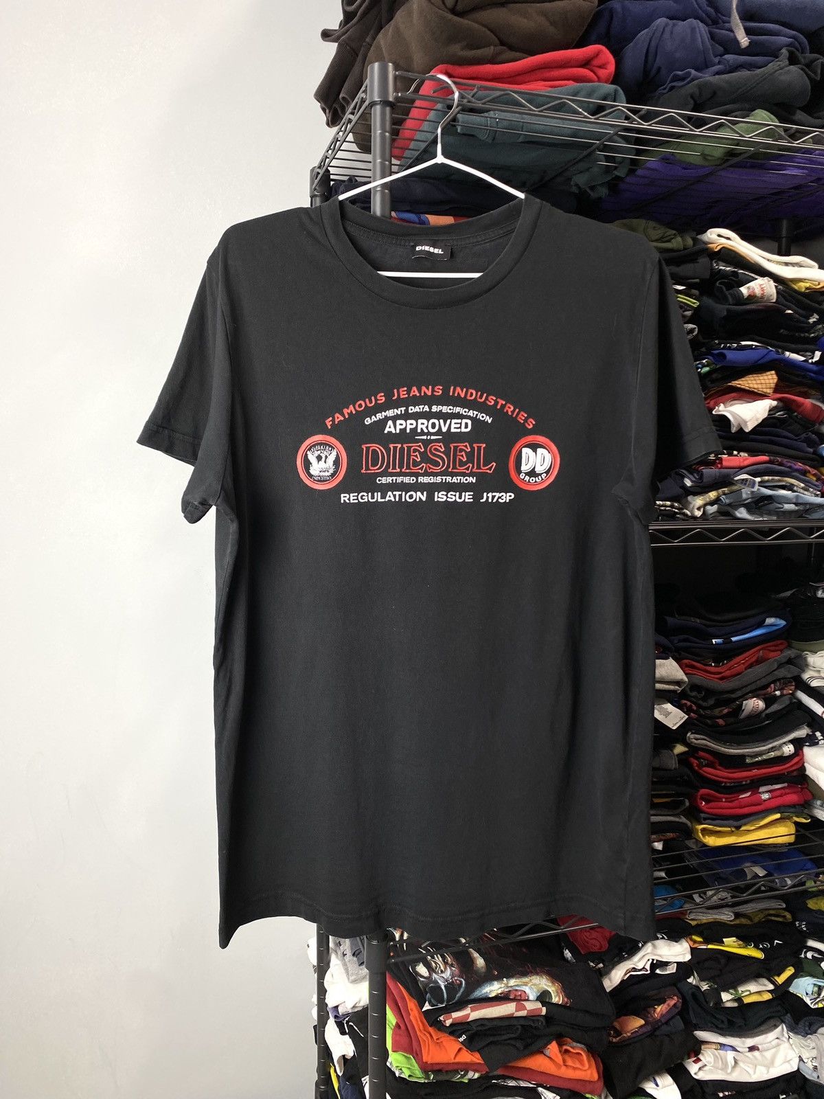 Diesel × Japanese Brand × Vintage Y2K Vintage Style Diesel Tee Shirt Archive Hype Size US M / EU 48-50 / 2 - 1 Thumbnail