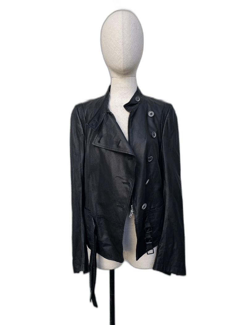 Ann Demeulemeester Ann Demeulemeester Women's Leather Jacket-2506 Size S / US 4 / IT 40 - 1 Thumbnail