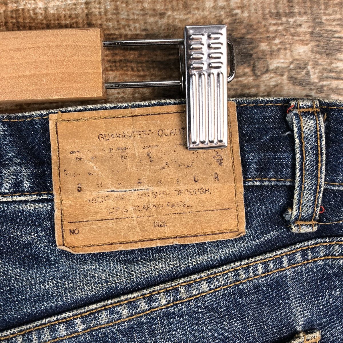 Japanese Brand DL Japan vintage selvedge Blue Distressed Denim Pants #C163 Size US 32 / EU 48 - 19 Thumbnail