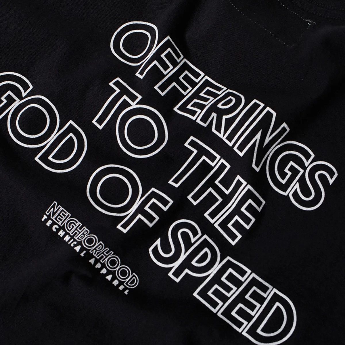 Neighborhood NEIGHBORHOOD GOD OF SPEED T SHIRT Size US L / EU 52-54 / 3 - 15 Thumbnail