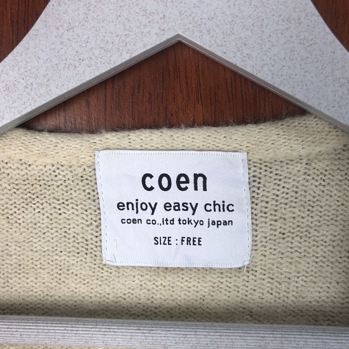 Homespun Knitwear × Japanese Brand Coen Enjoy Easy Chic Brown navajo Cardigan #7488 Size US L / EU 52-54 / 3 - 9 Thumbnail
