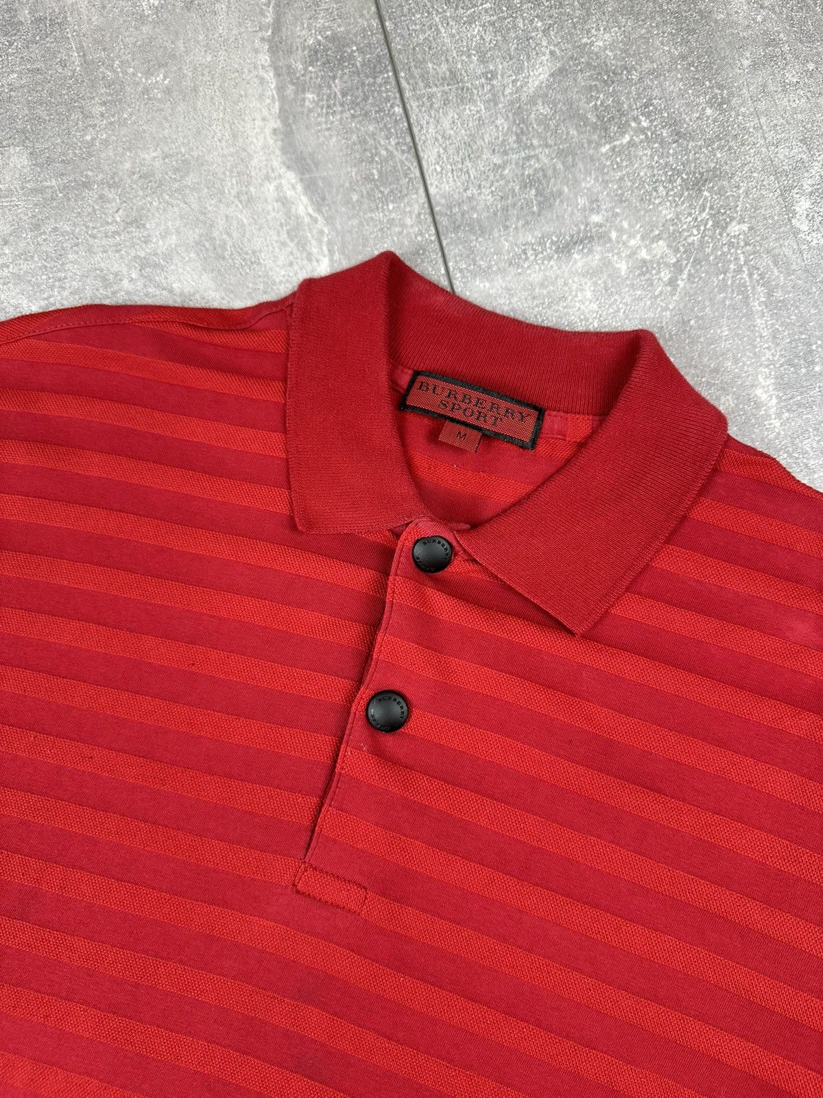 Burberry Burberry Sport Luxury Red Mens Polo Size US M / EU 48-50 / 2 - 4 Thumbnail