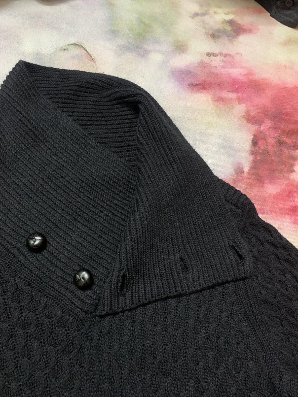 Armani Exchange Armani Exchange Cable Knit Avantgarde Black Size US M / EU 48-50 / 2 - 6 Thumbnail