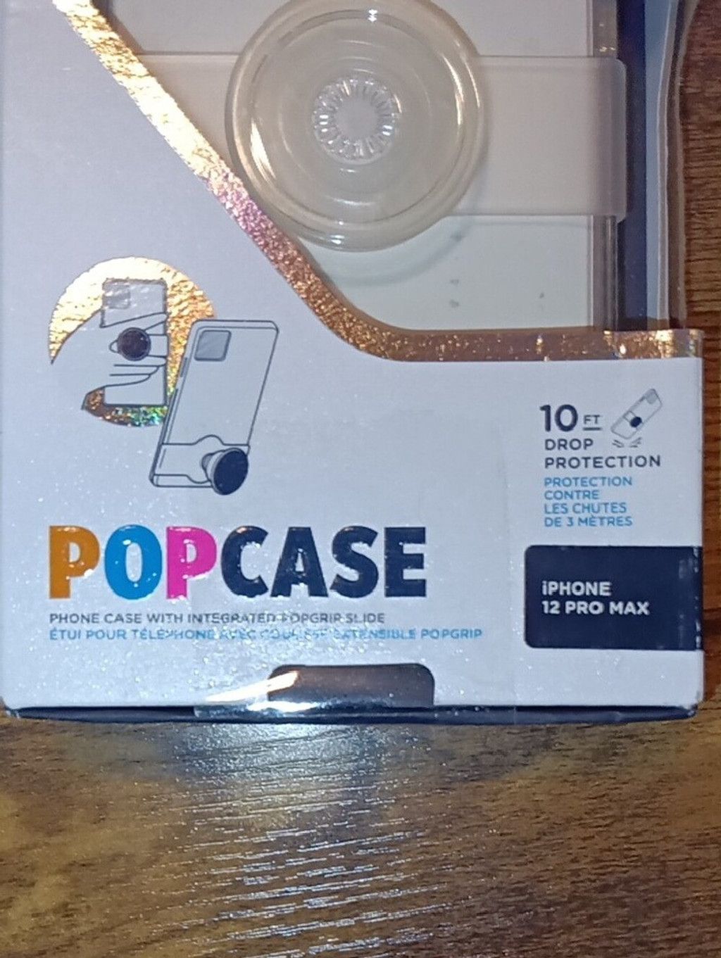 Target Basics PopSocket Clear Phone Case for iPhone 12 pro max. S Size ONE SIZE - 4 Thumbnail