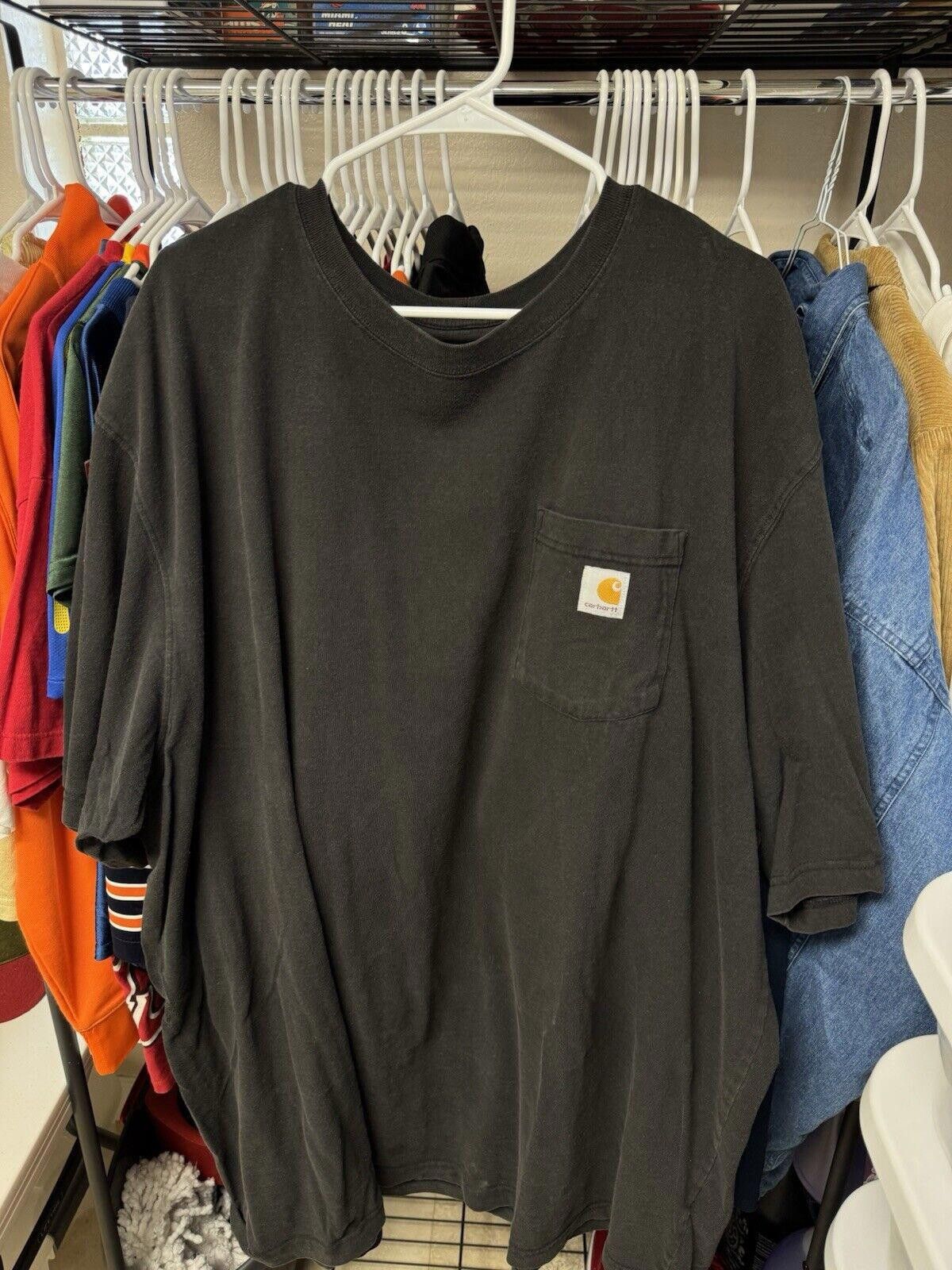 Carhartt Carhartt Loose Fit Short Sleeve Heavy Weight Pocket Tshirt Size US XXL / EU 58 / 5 - 1 Thumbnail