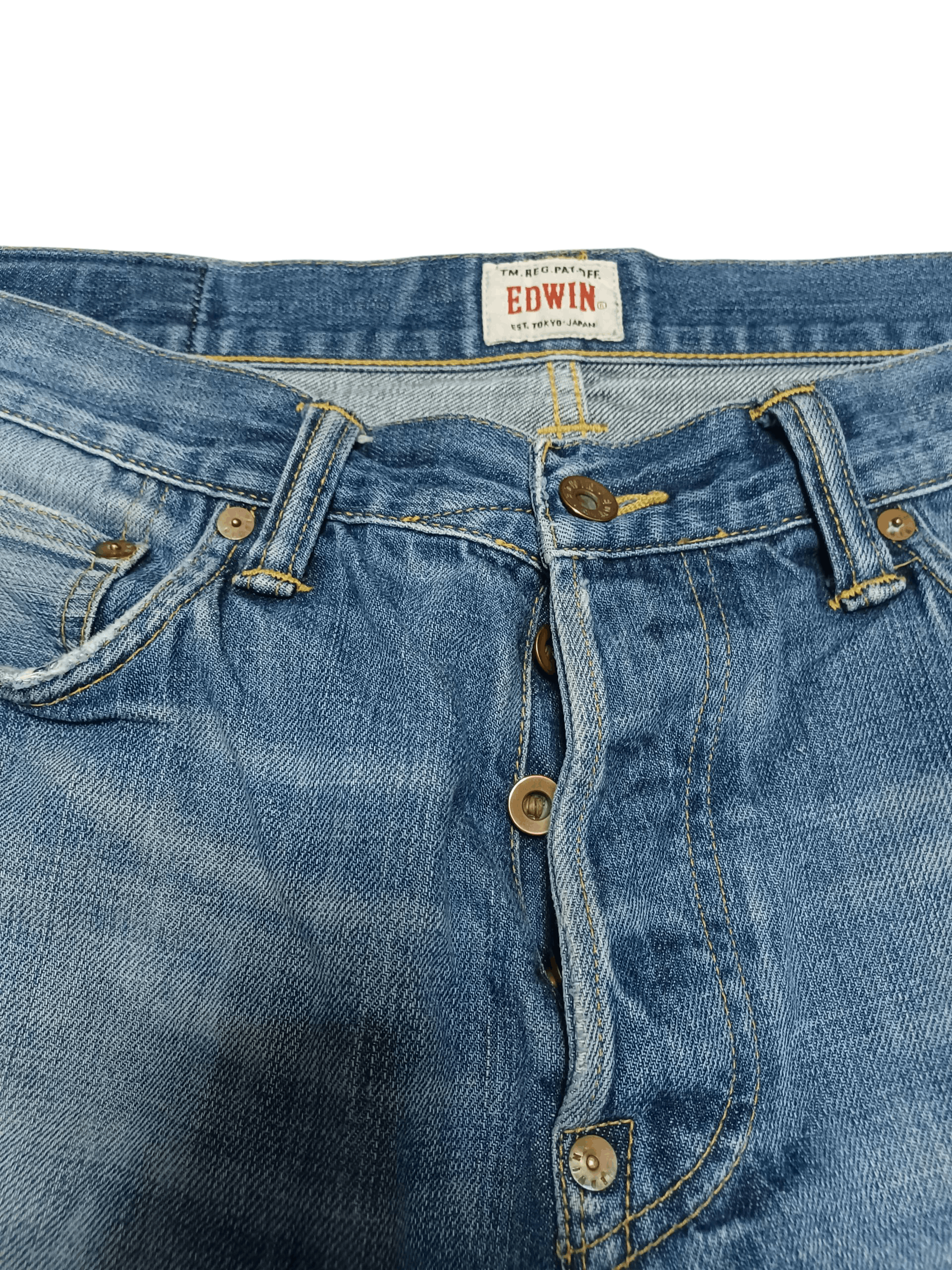 Edwin EDWIN VINTAGE MADE IN JAPAN JEANS DENIM Size US 33 - 2 Thumbnail
