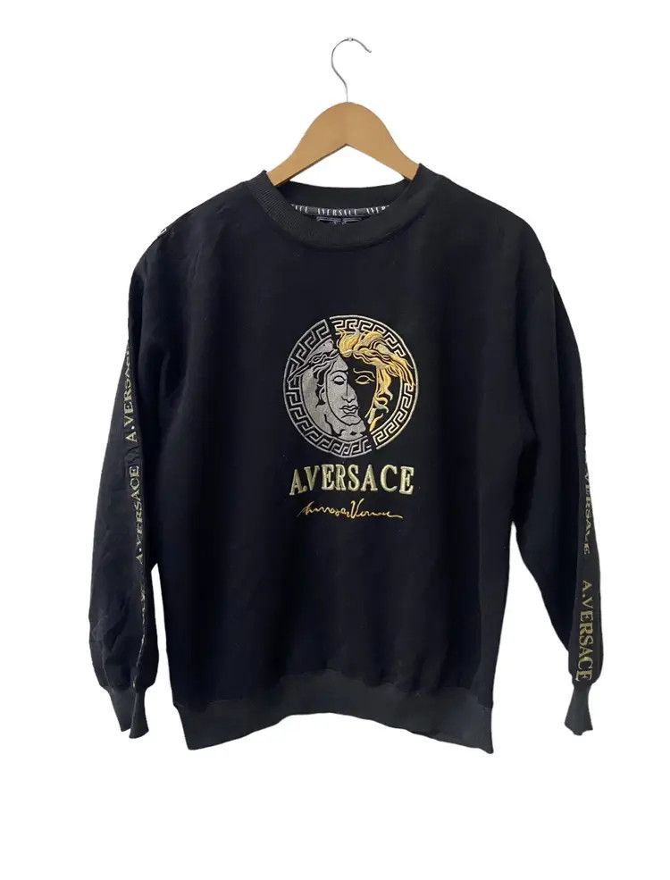 Versace A.Versace Big Logo Madusa Embroidered sweater Size US M / EU 48-50 / 2 - 1 Thumbnail