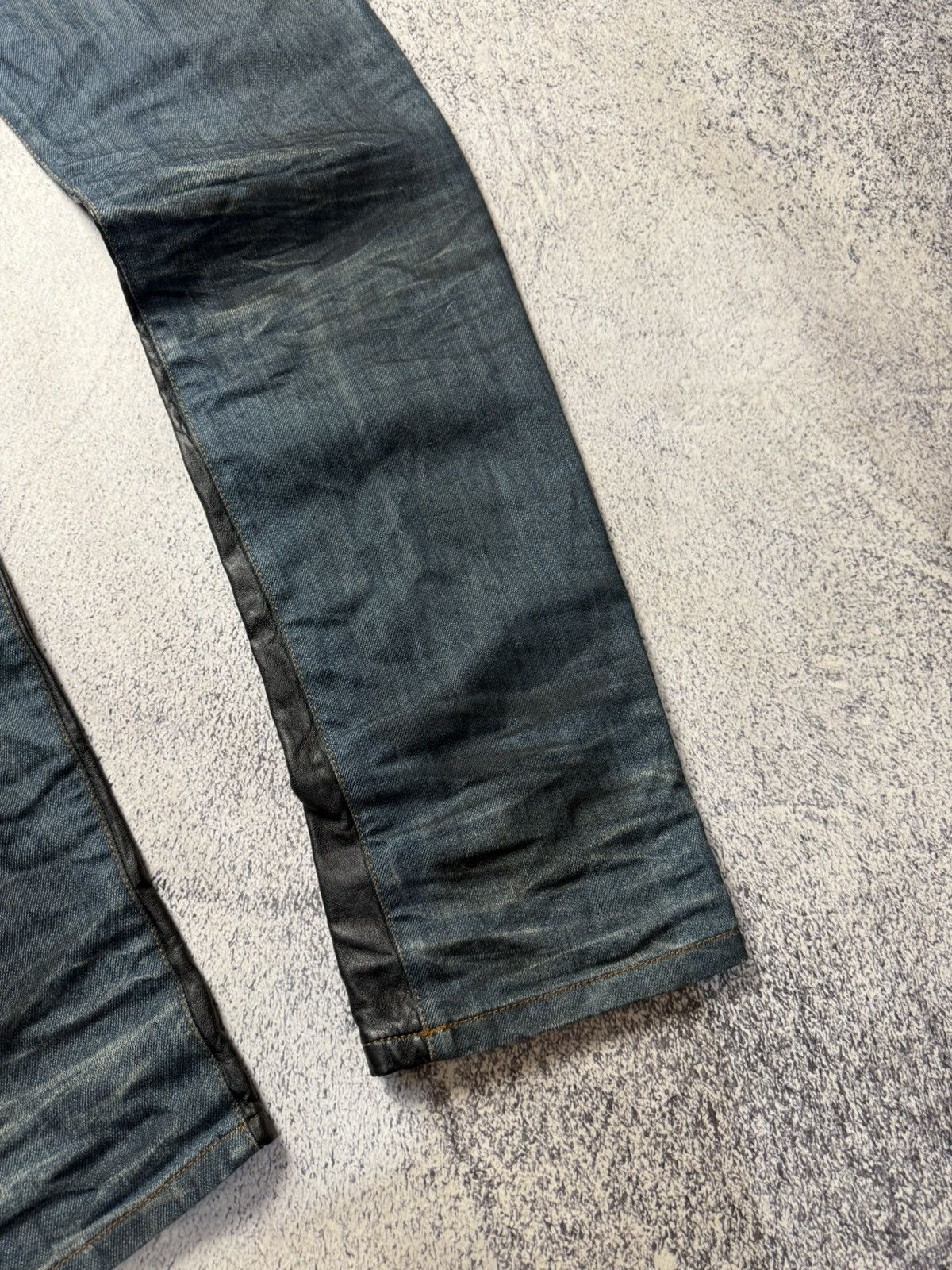 Les Hommes Les Hommes Avant Garde Jeans Y2K leather Size US 36 / EU 52 - 25 Thumbnail
