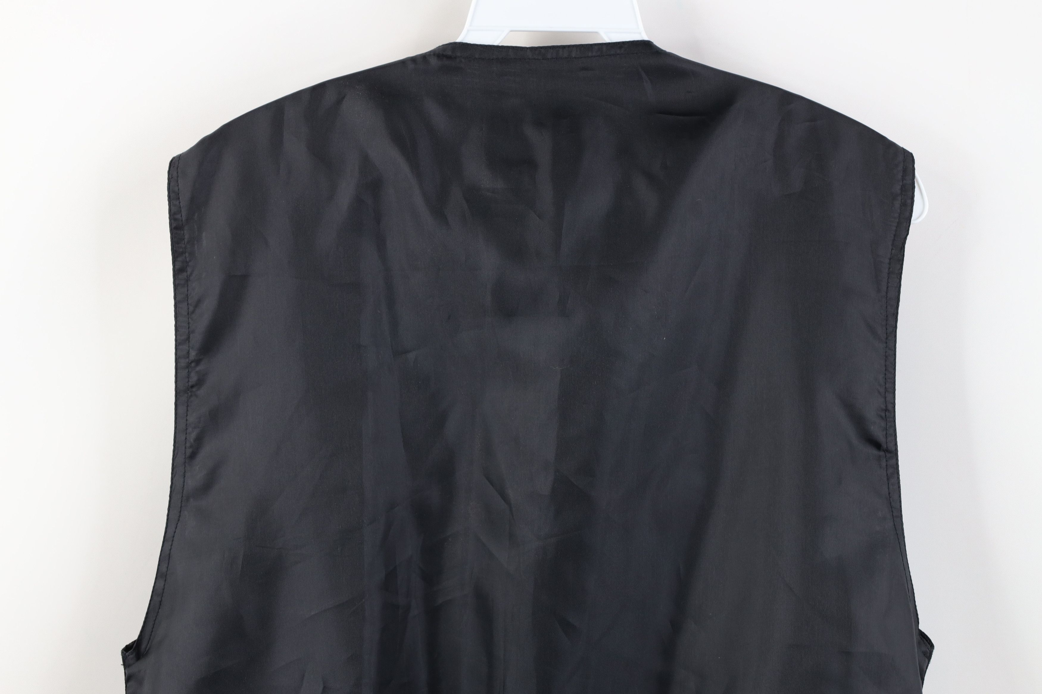 Vintage Vintage 90s Streetwear Suede Leather Buckle Back Vest Jacket Size US S / EU 44-46 / 1 - 12 Thumbnail