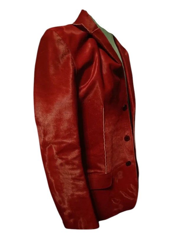 Roberto Cavalli F/W 2000 ARCHIVE PONY HAIR 3 BUTTON LEATHER JACKET Size US S / EU 44-46 / 1 - 4 Thumbnail