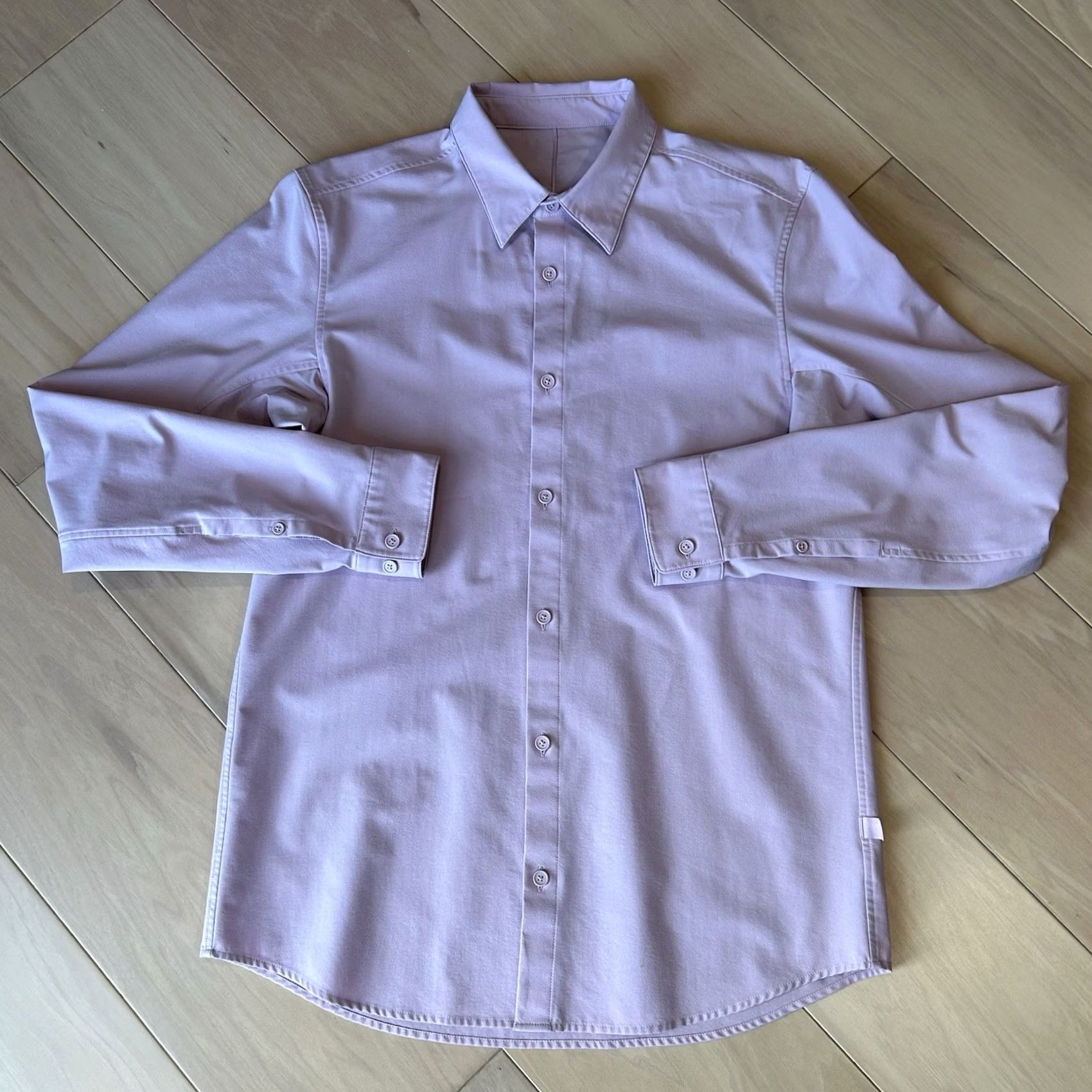 Lululemon Lululemon Commission Button Up Light Pink Shirt Long Sleeve Men’s Medium Size US M / EU 48-50 / 2 - 2 Thumbnail