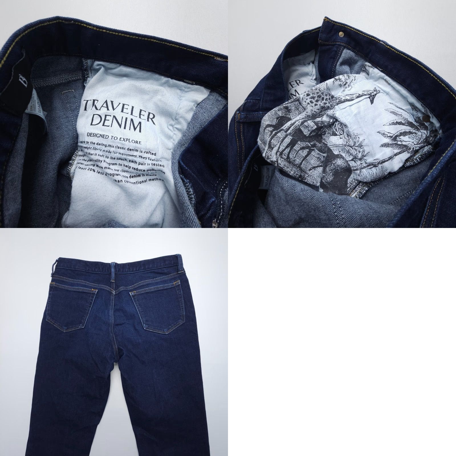 Banana Republic Banana Republic Jeans Slim Straight Denim Mens 33 x 34 Dark Wash 5-Pocket Stretch City USA Modern Comfort Size US 33 - 8 Thumbnail