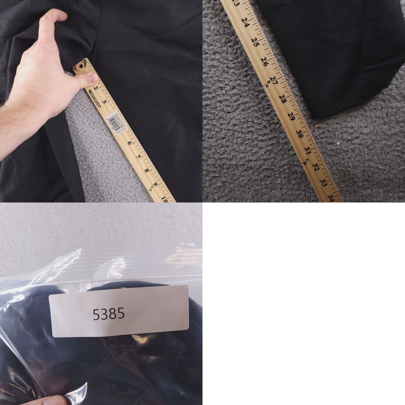 Orvis VINTAGE Orvis Pants Womens 12 Black Linen Blend High Waisted 30" Inseam Straight Relaxed Size 34" / US 12 / IT 48 - 8 Thumbnail